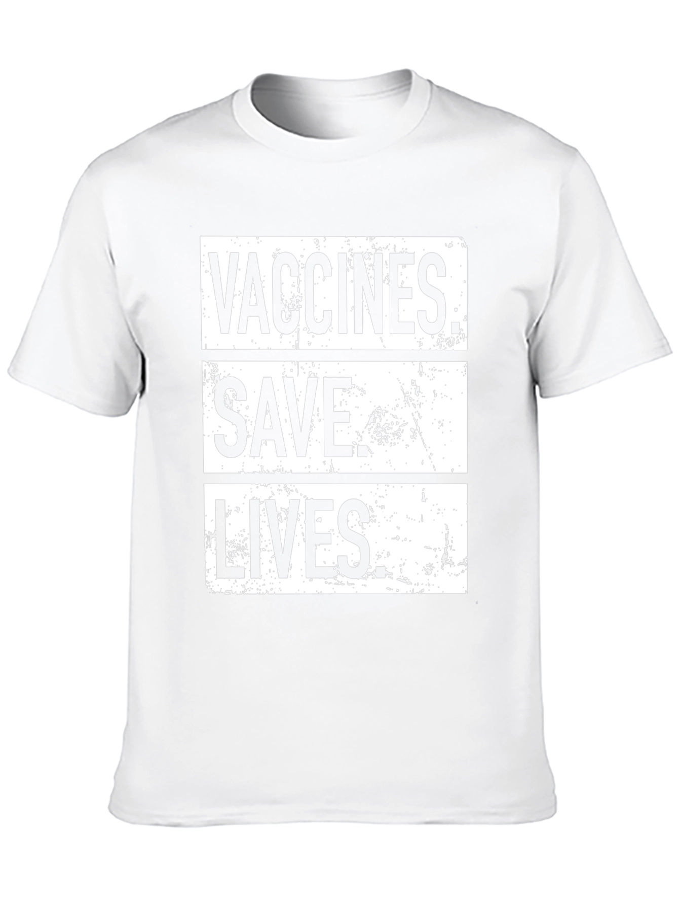 Vaccines Save Lives Graphic Tee - Black
