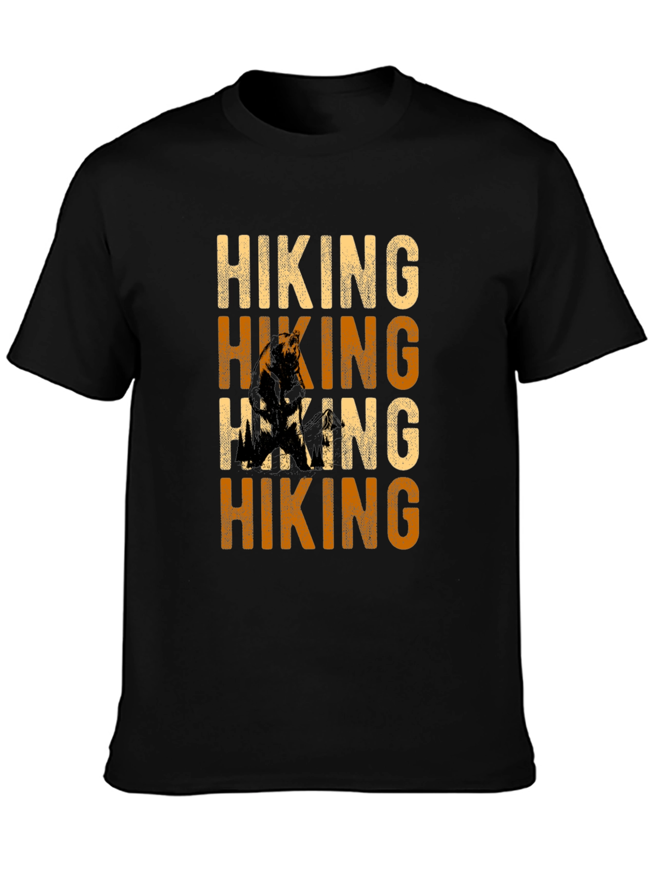 Hiking Adventure T-Shirt - Black