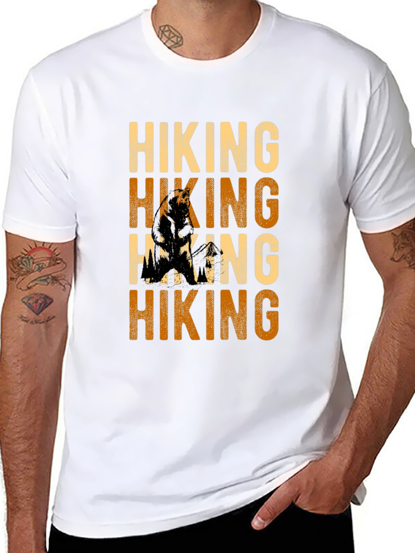 Hiking Adventure T-Shirt - Black