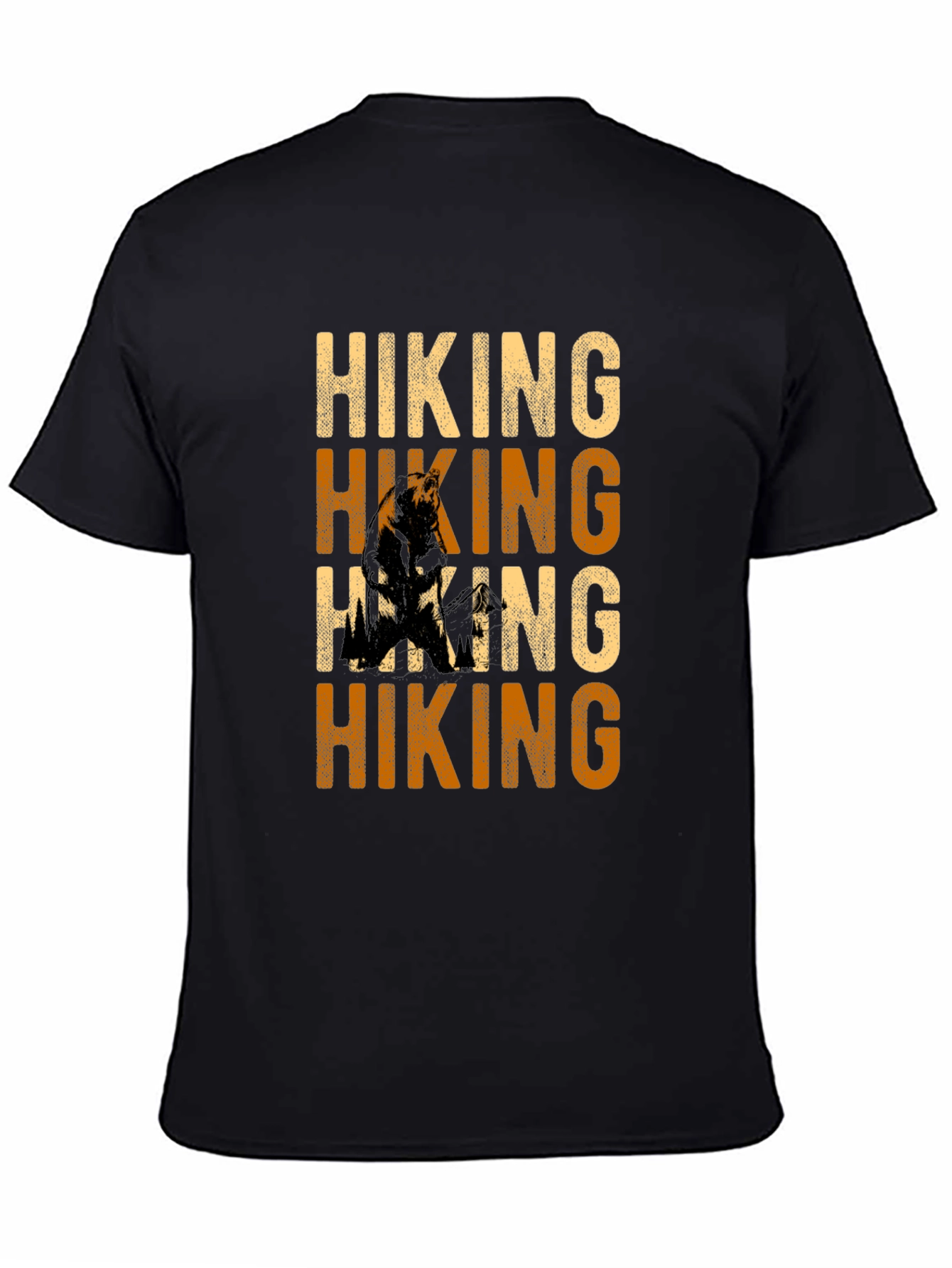 Hiking Adventure T-Shirt - Black