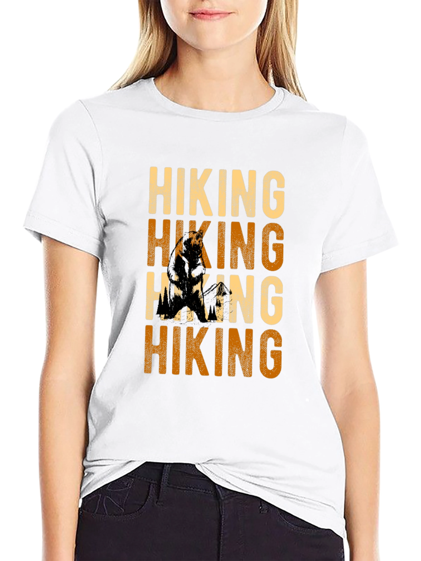 Hiking Adventure T-Shirt - Black