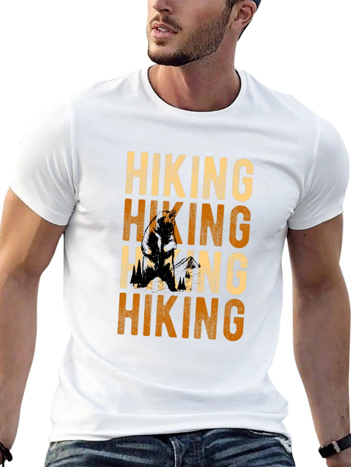 Hiking Adventure T-Shirt - Black