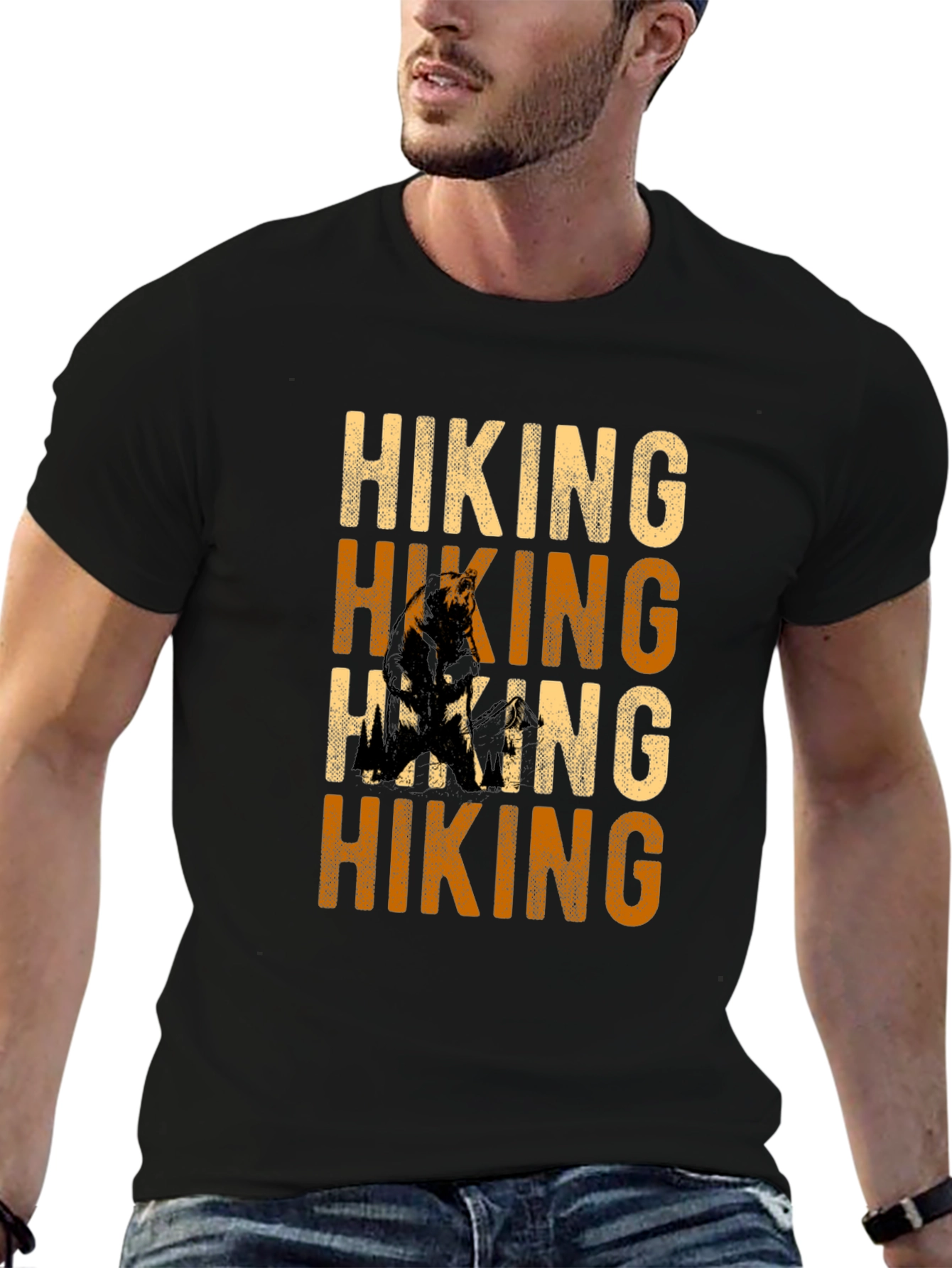 Hiking Adventure T-Shirt - Black