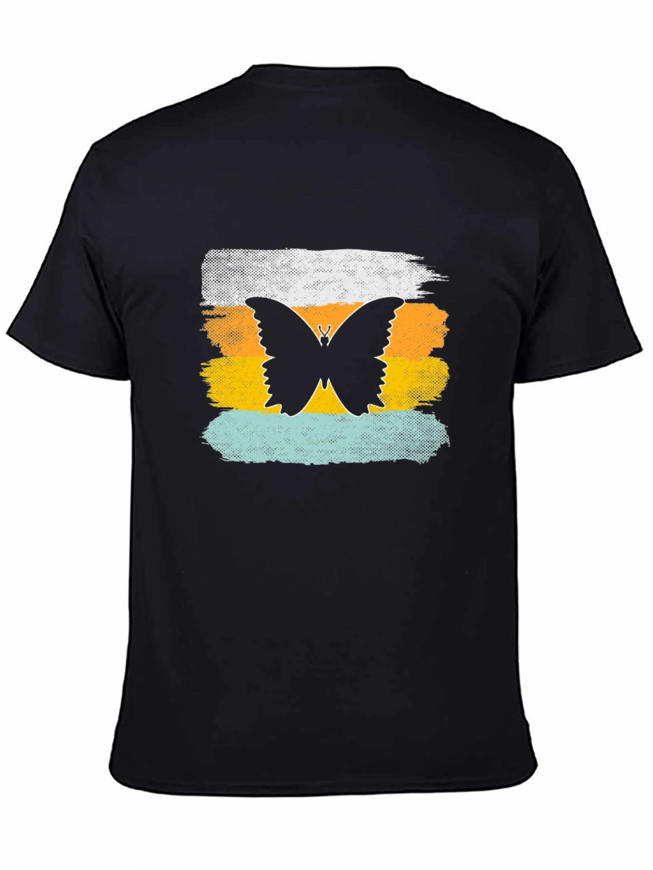 Butterfly Graphic T-Shirt - Black