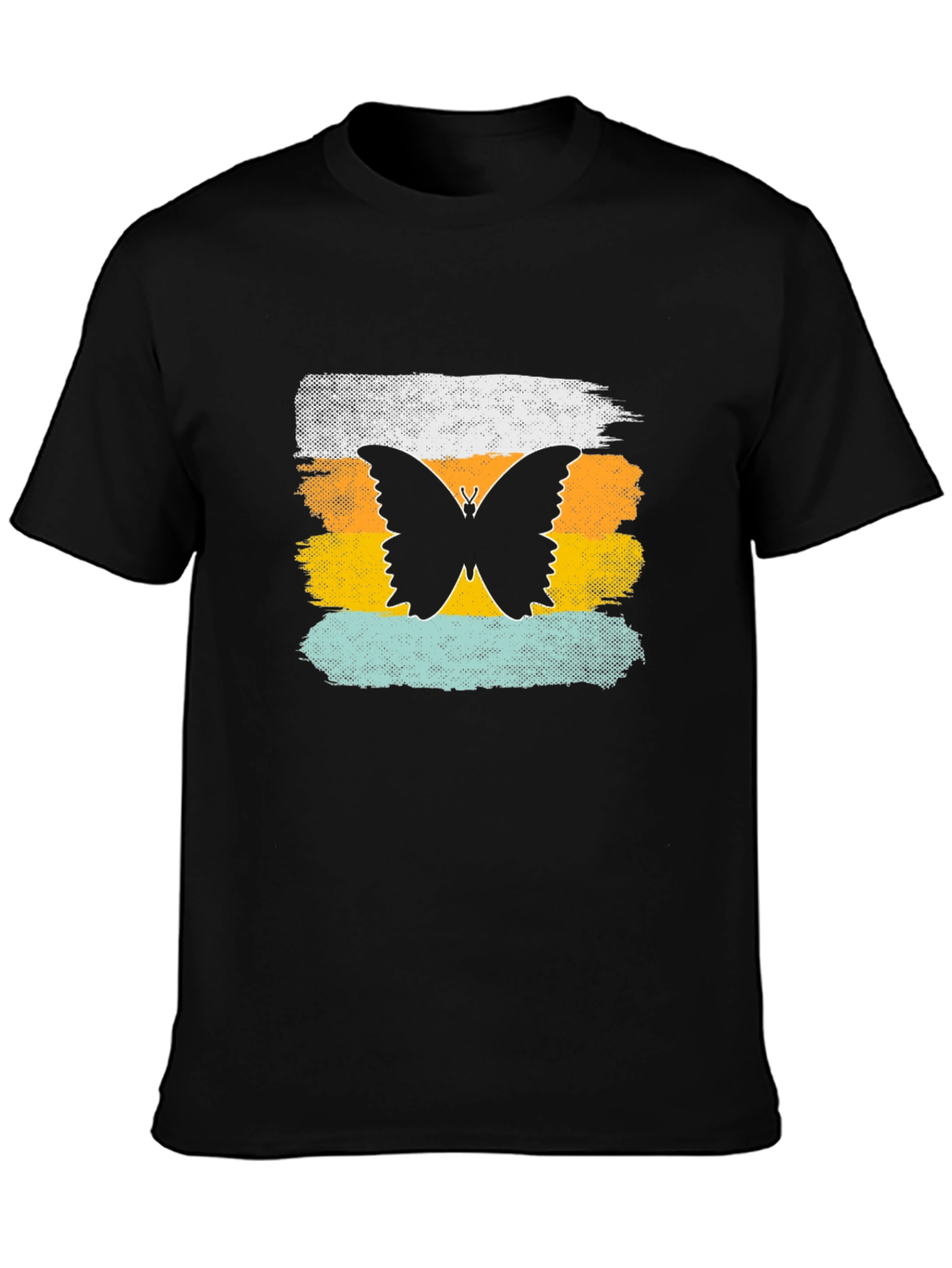Butterfly Graphic T-Shirt - Black