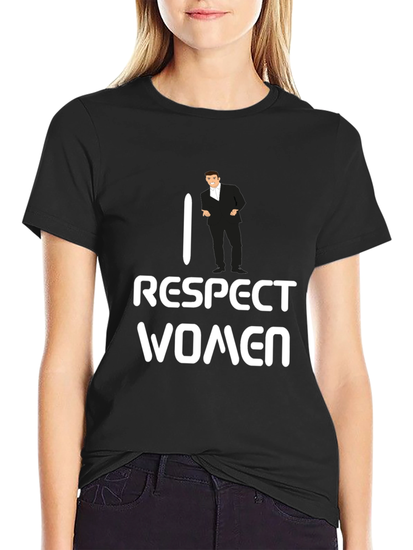 I Respect Women T-Shirt - Funny Gentleman Design