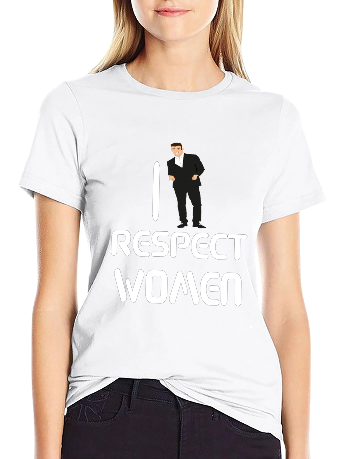 I Respect Women T-Shirt - Funny Gentleman Design