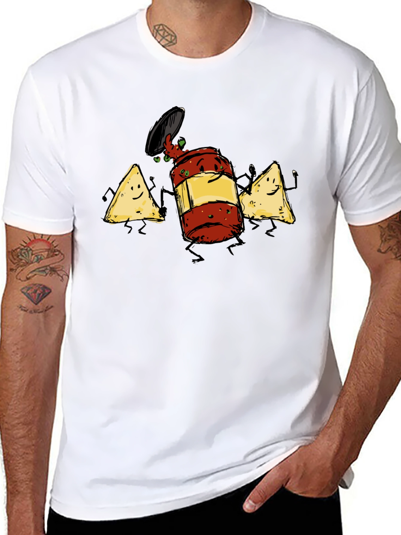 Funny Nachos & Salsa T-Shirt