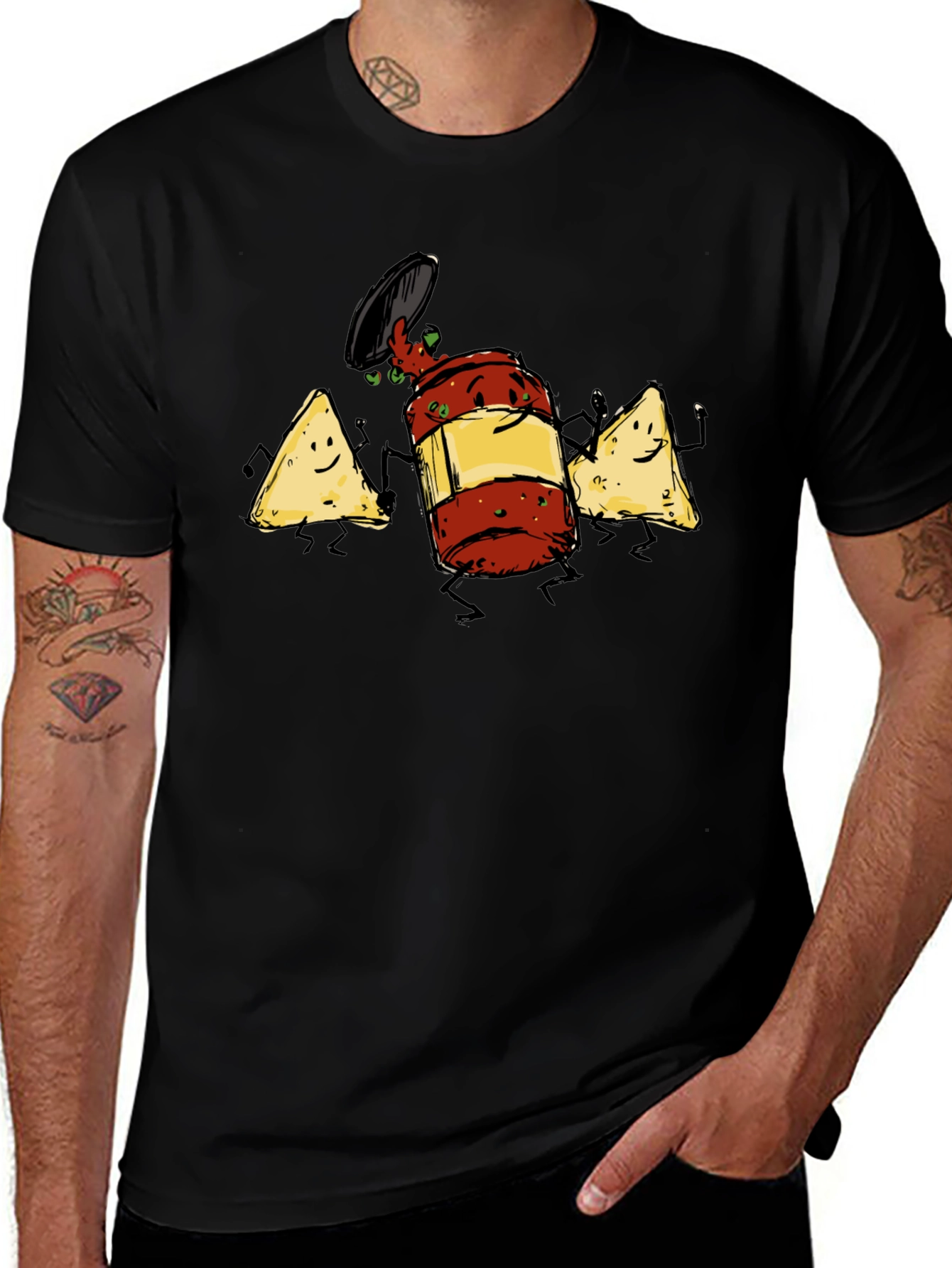 Funny Nachos & Salsa T-Shirt