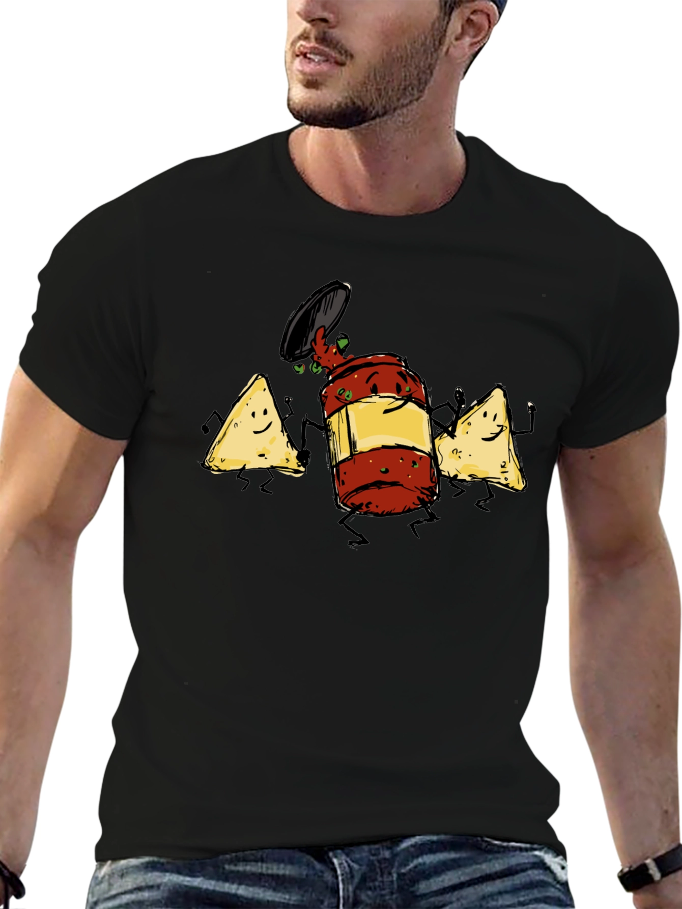Funny Nachos & Salsa T-Shirt