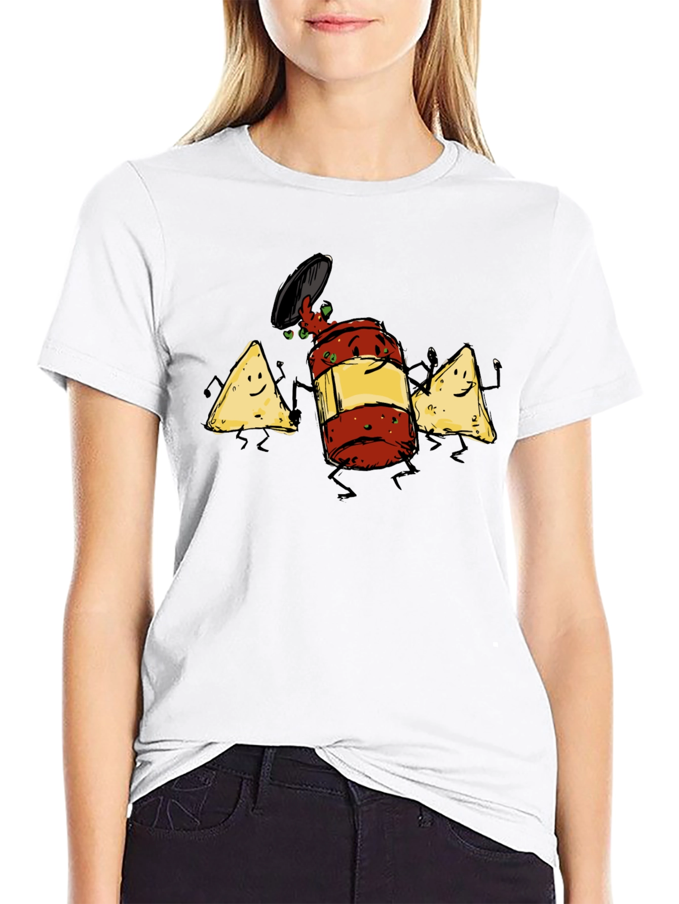 Funny Nachos & Salsa T-Shirt