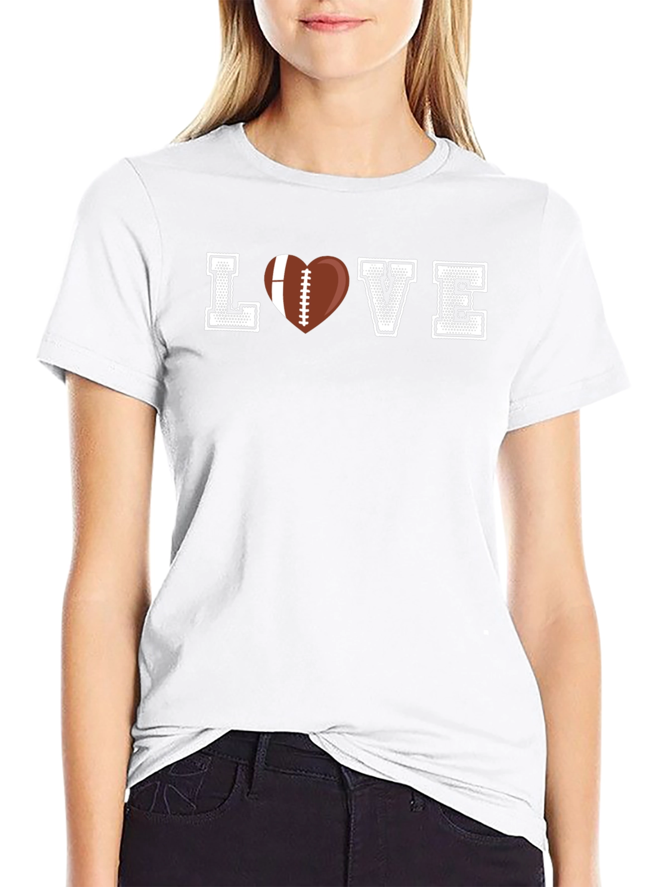 Football Love Graphic T-Shirt