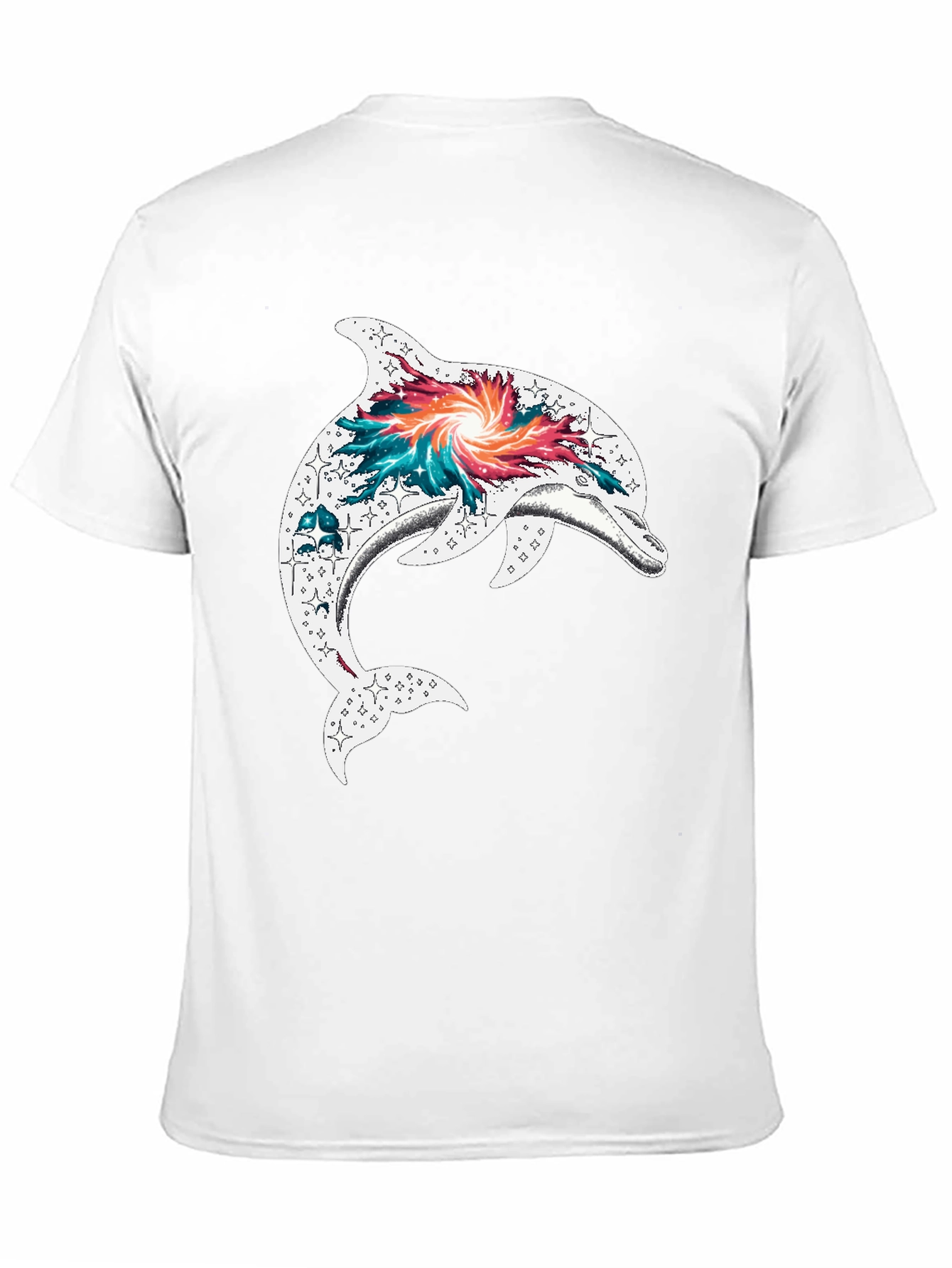 Dolphin Galaxy Graphic T-Shirt