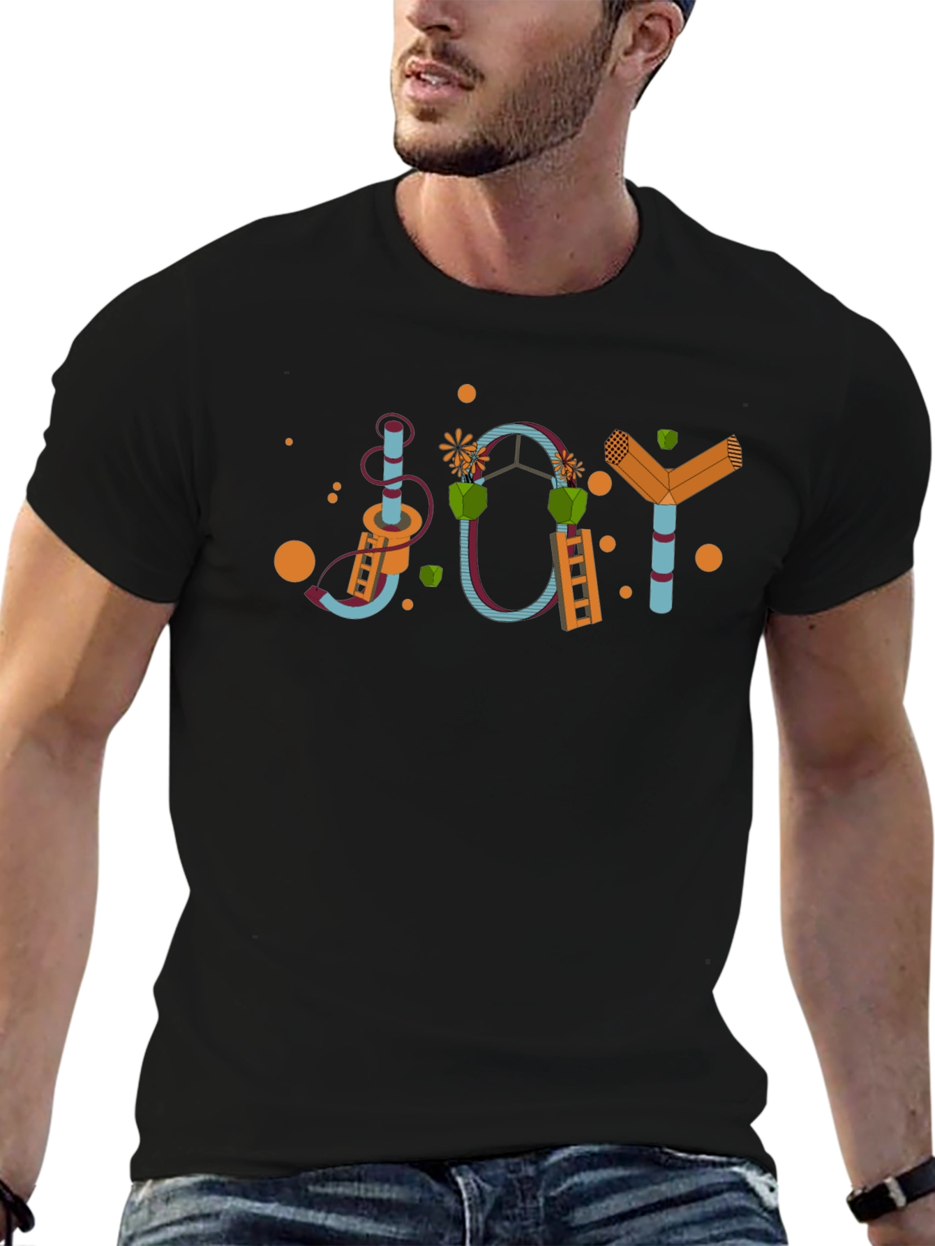 Joy T-Shirt Abstract Graphic Tee