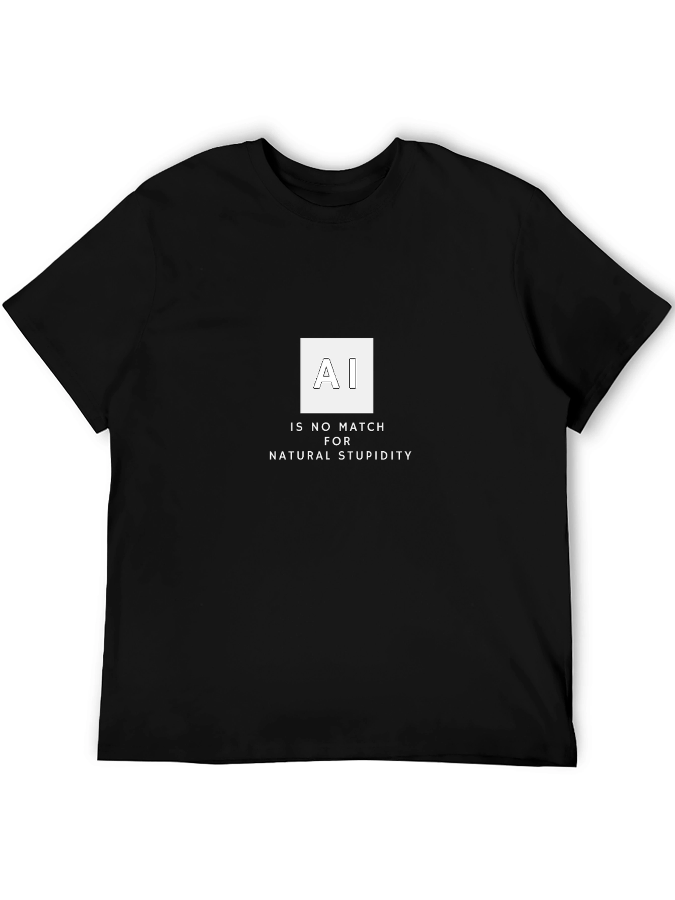 AI vs. Natural Stupidity Graphic T-Shirt