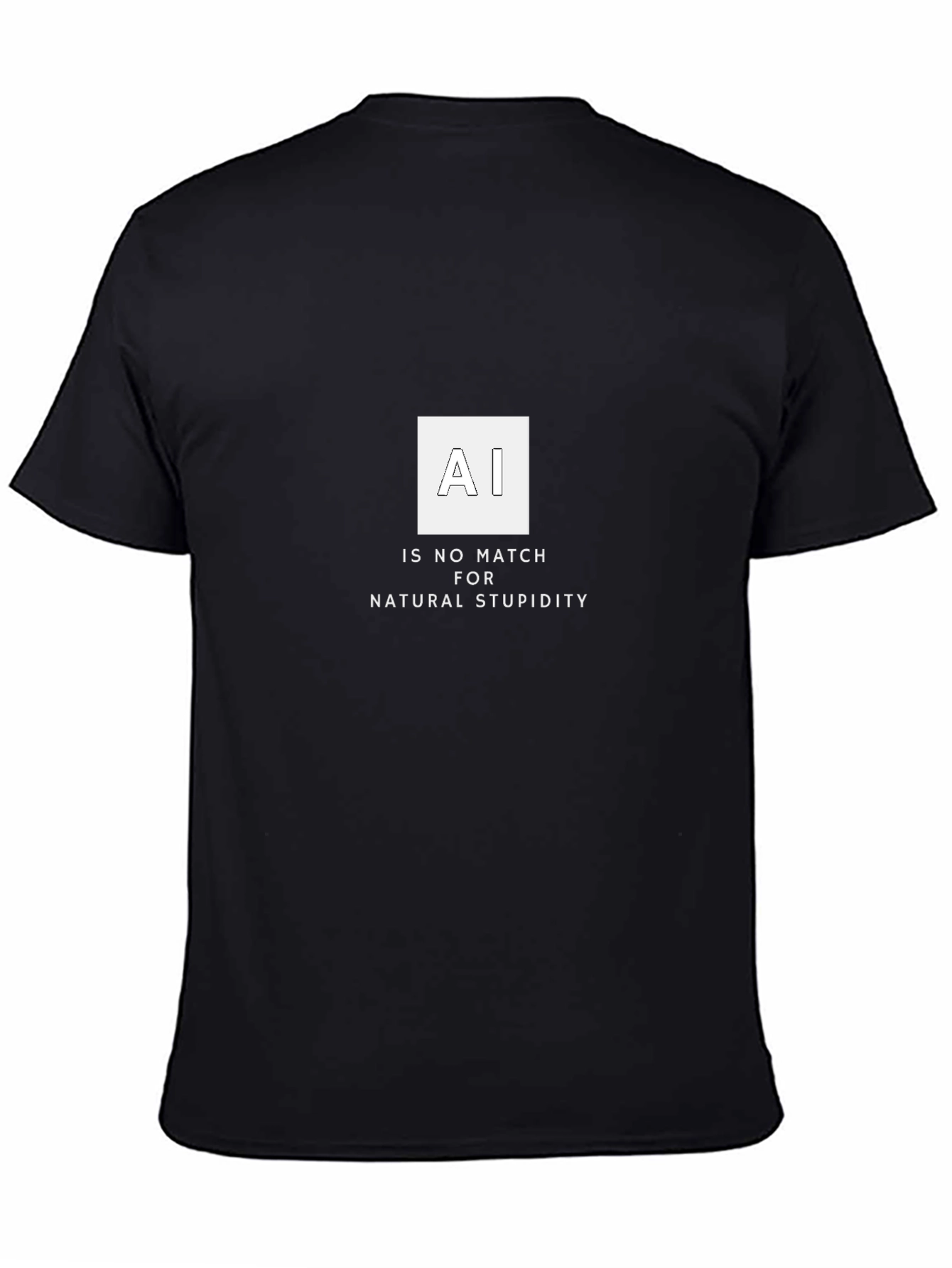 AI vs. Natural Stupidity Graphic T-Shirt