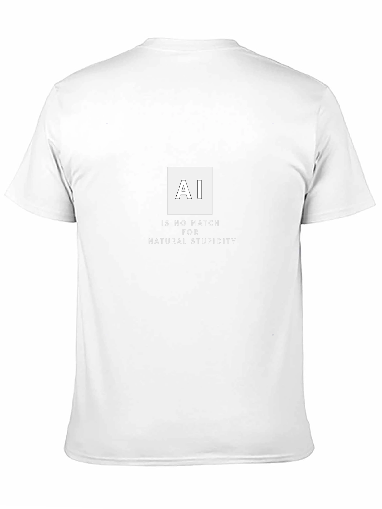 AI vs. Natural Stupidity Graphic T-Shirt