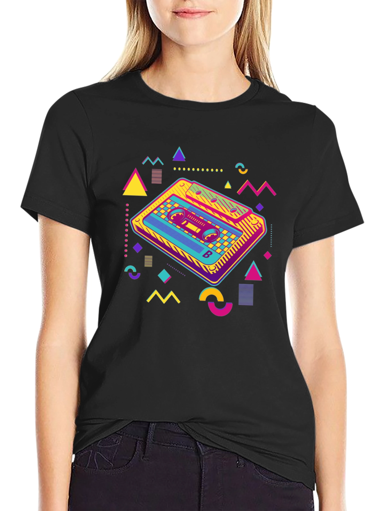 Retro Cassette Tape T-Shirt - 80s Vibe