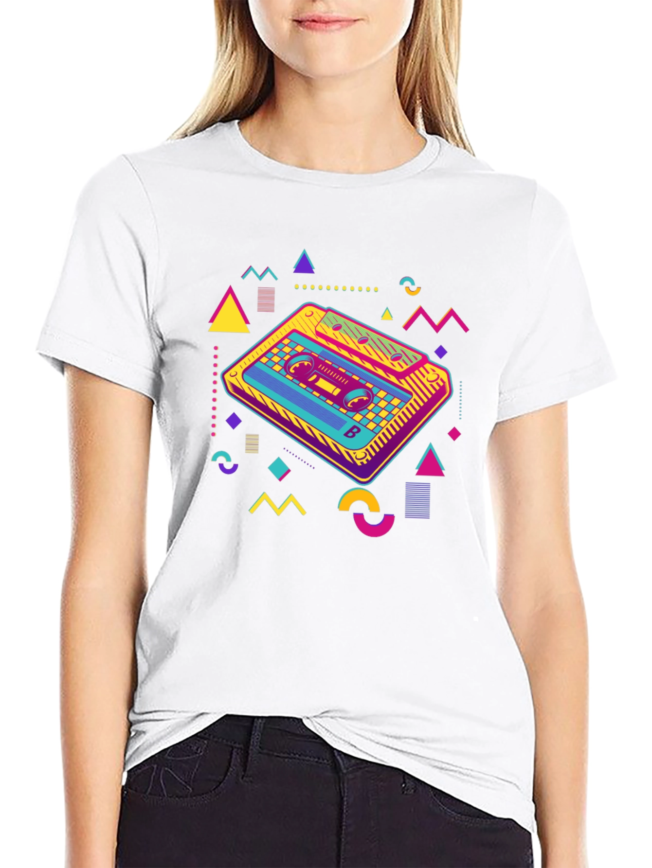 Retro Cassette Tape T-Shirt - 80s Vibe