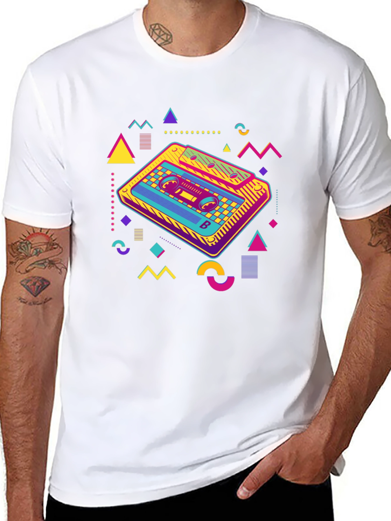 Retro Cassette Tape T-Shirt - 80s Vibe
