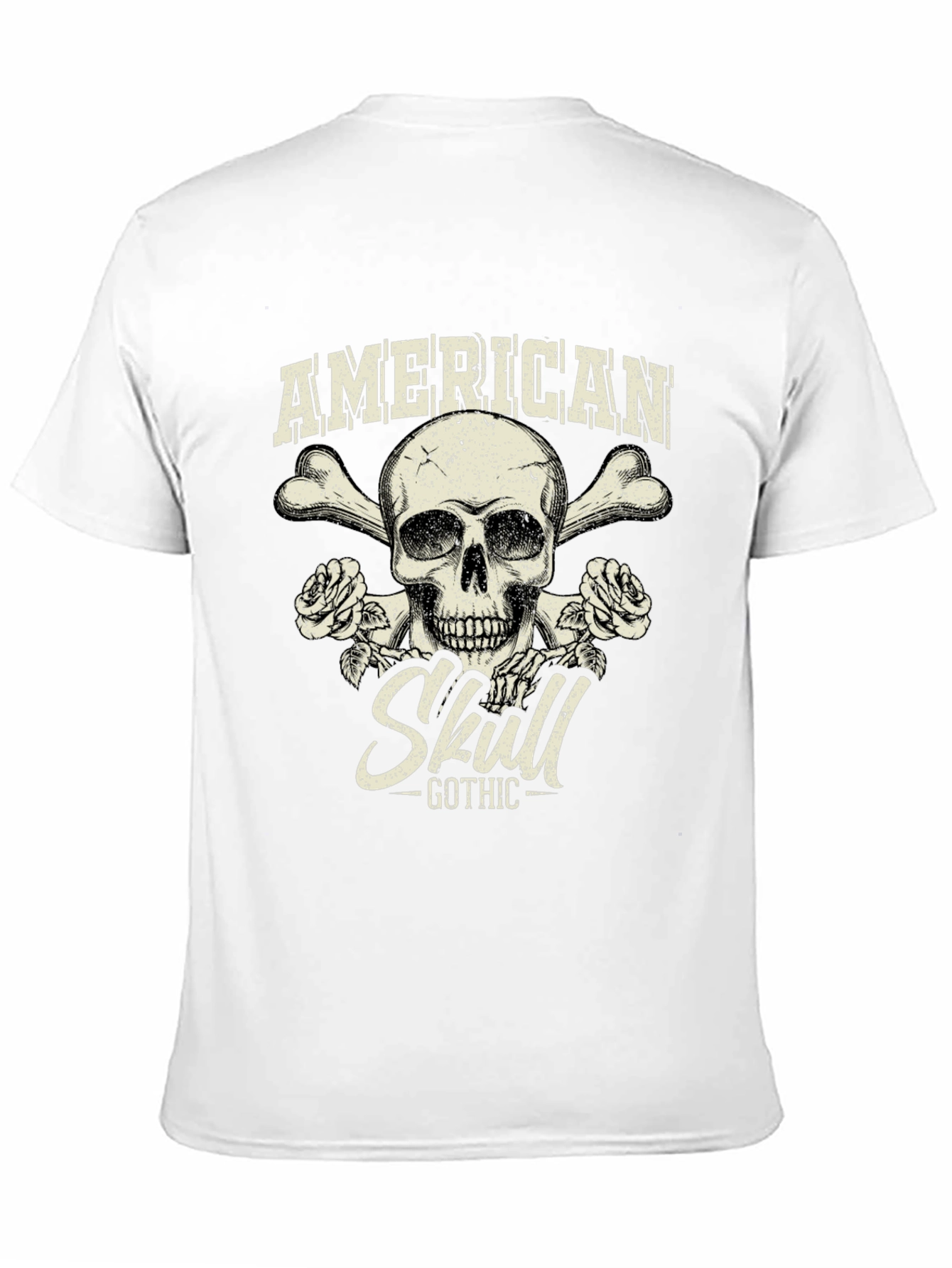 American Skull Gothic T-Shirt