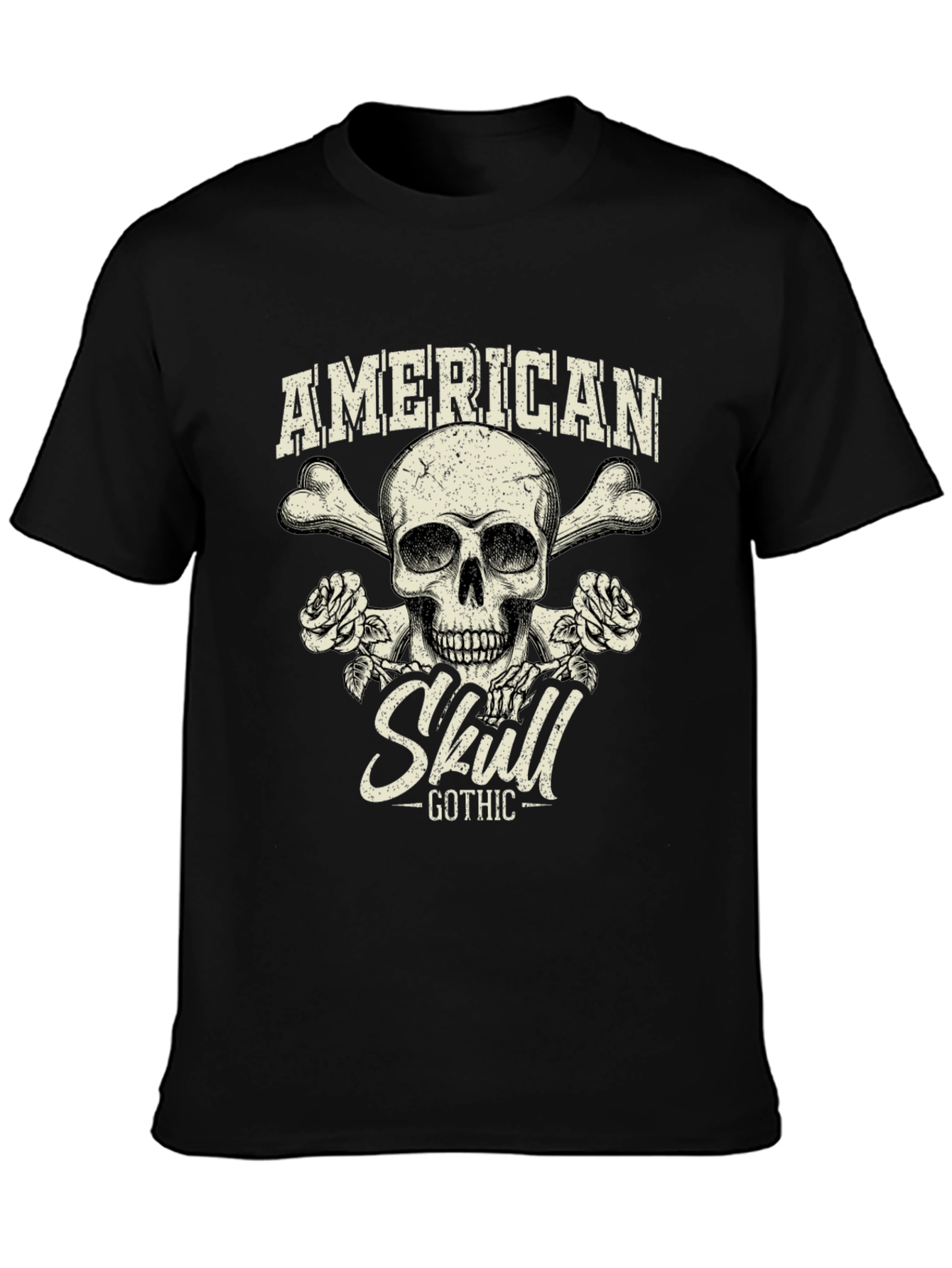 American Skull Gothic T-Shirt