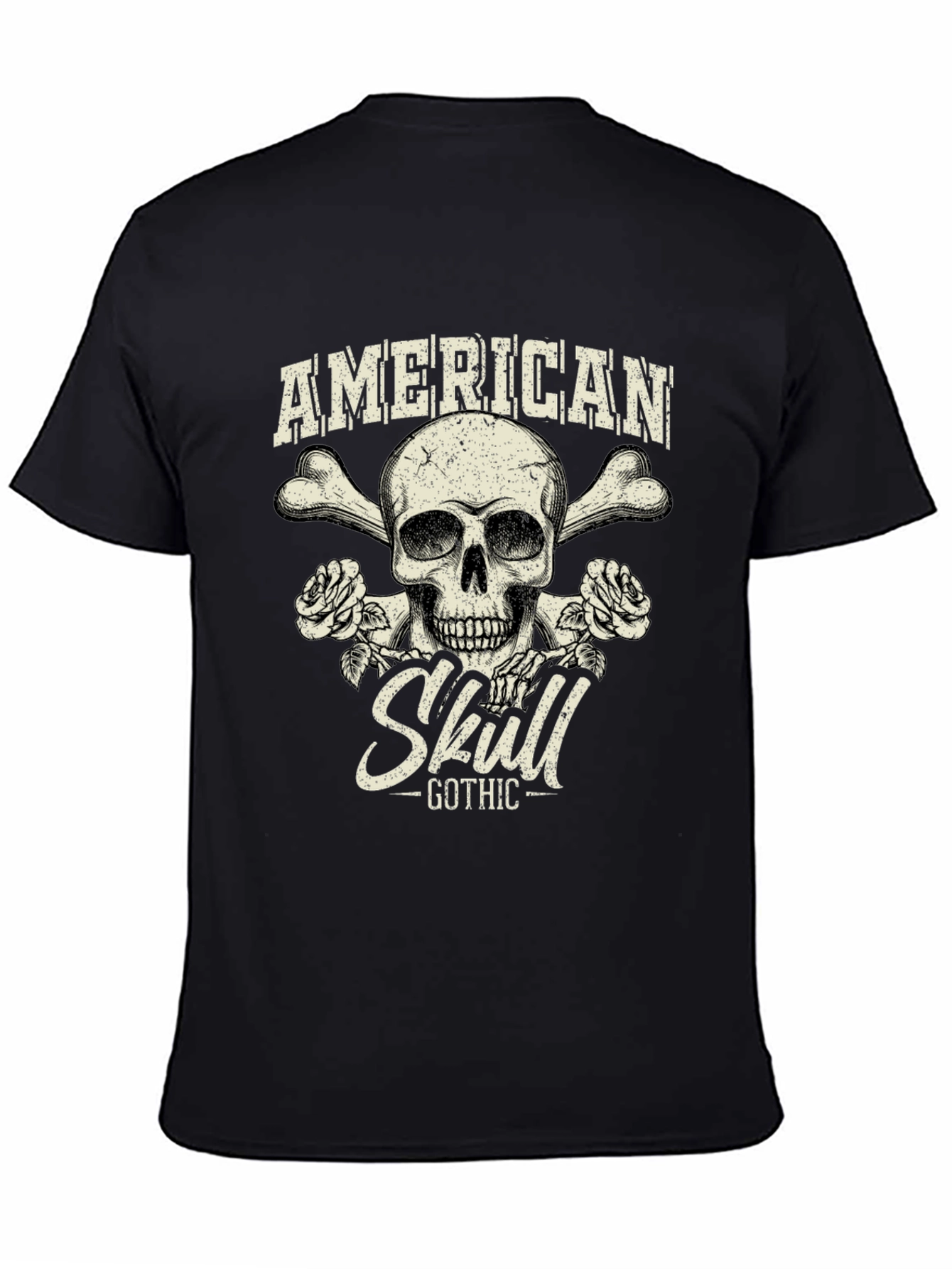 American Skull Gothic T-Shirt