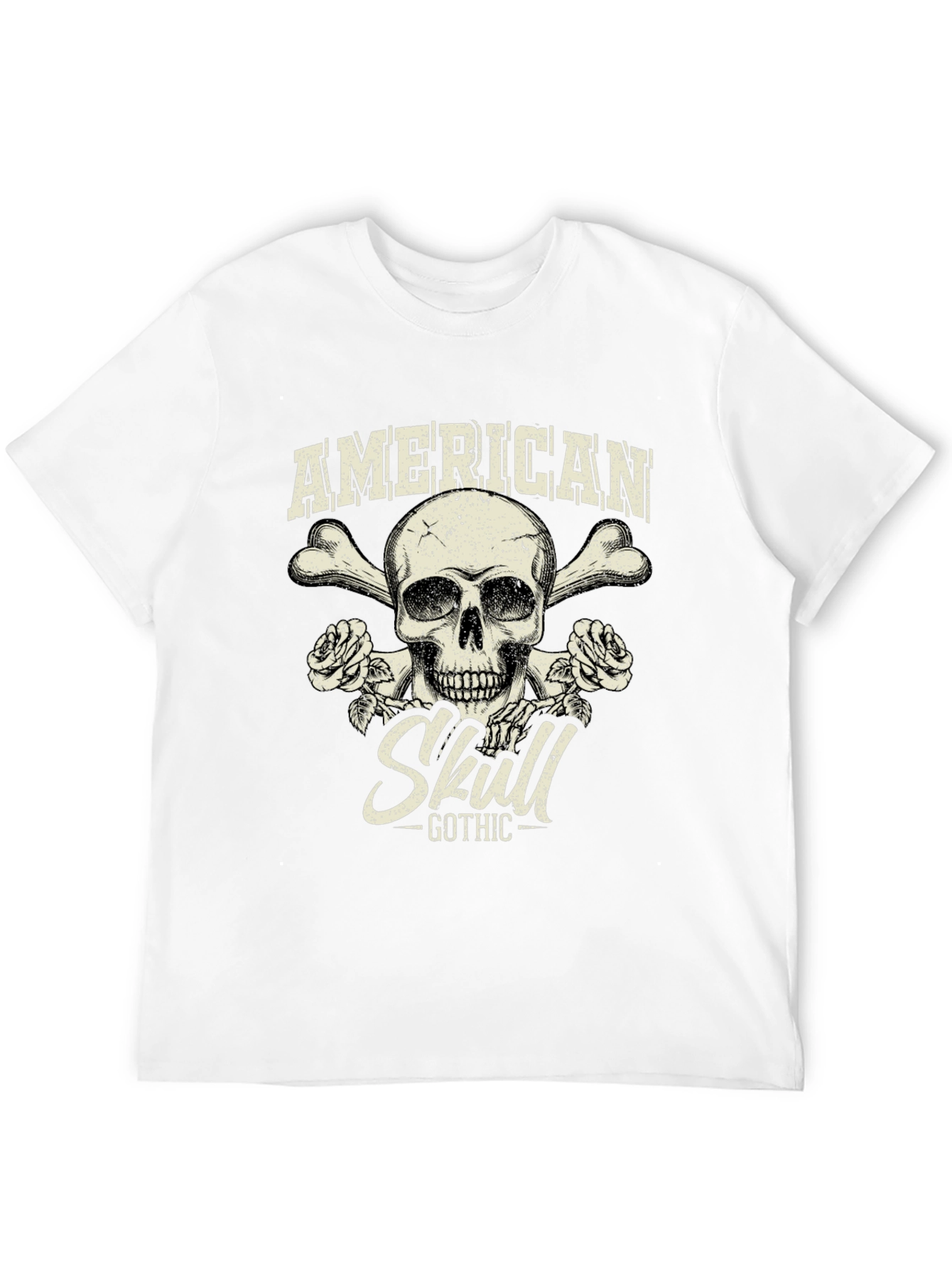 American Skull Gothic T-Shirt