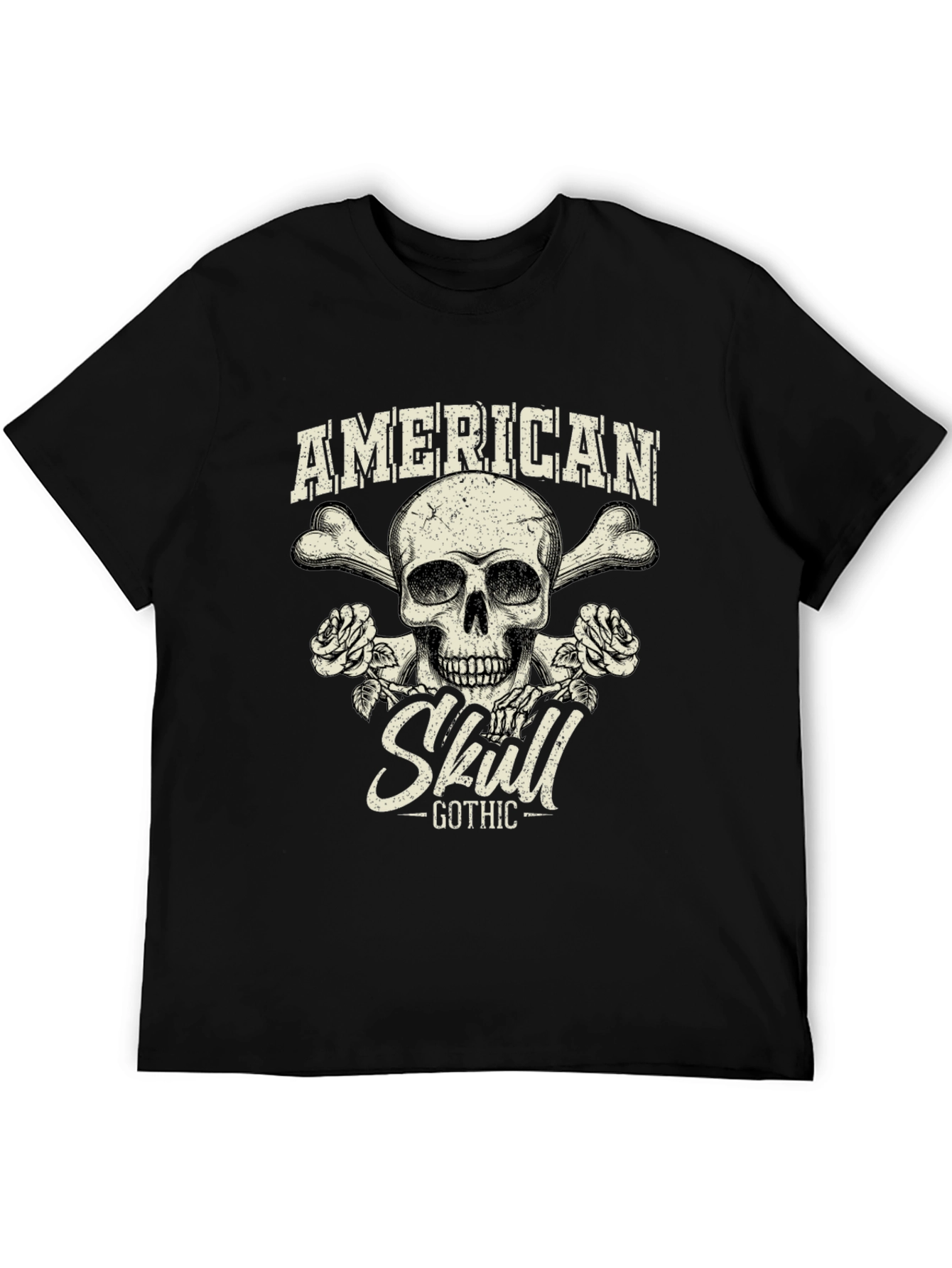 American Skull Gothic T-Shirt