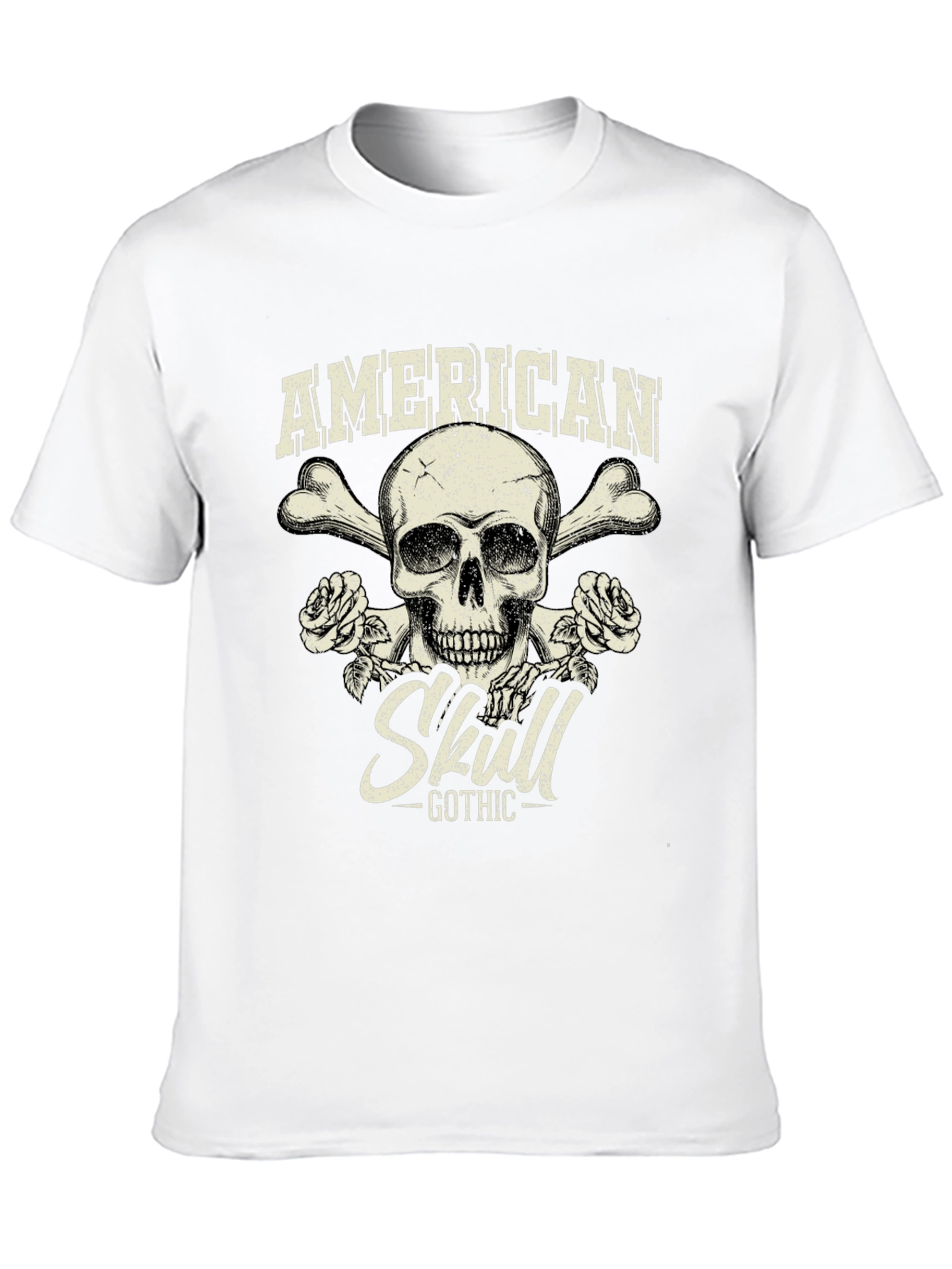 American Skull Gothic T-Shirt