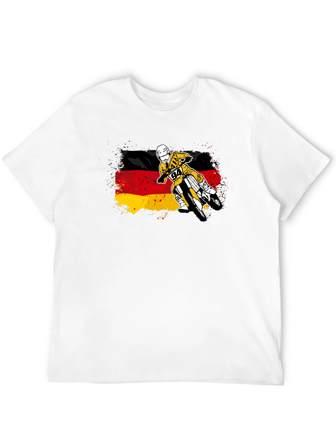 German Flag Motocross T-Shirt - Ride with Pride!