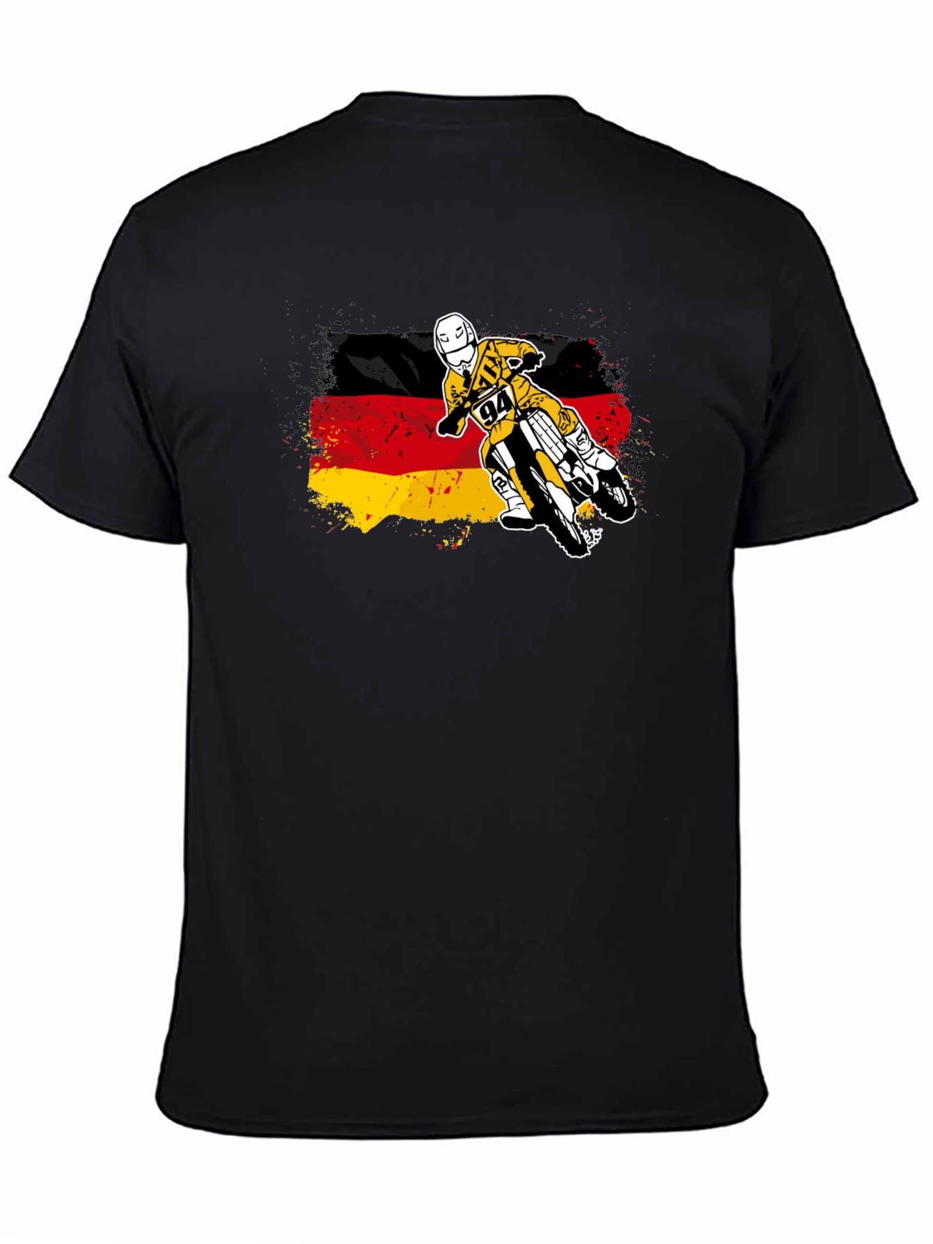 German Flag Motocross T-Shirt - Ride with Pride!