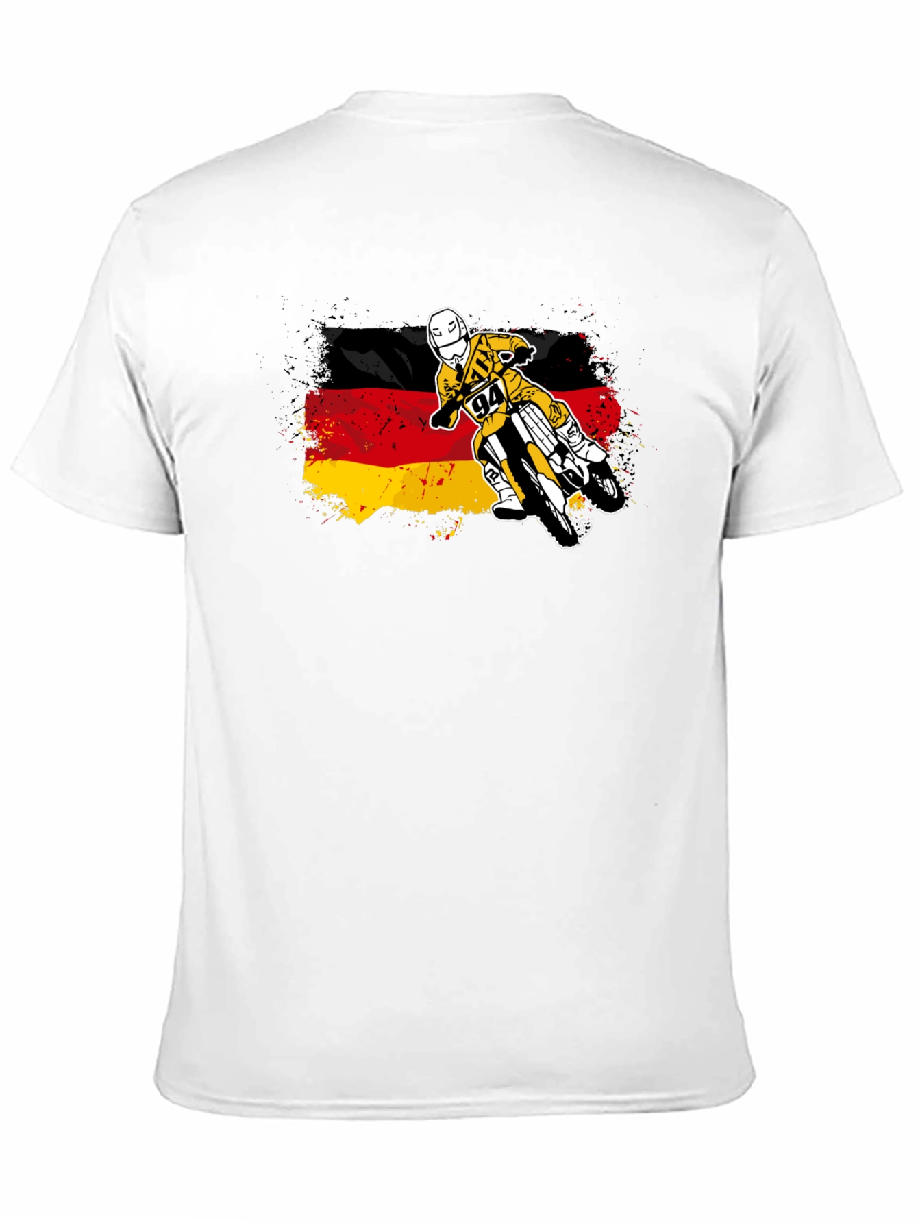 German Flag Motocross T-Shirt - Ride with Pride!