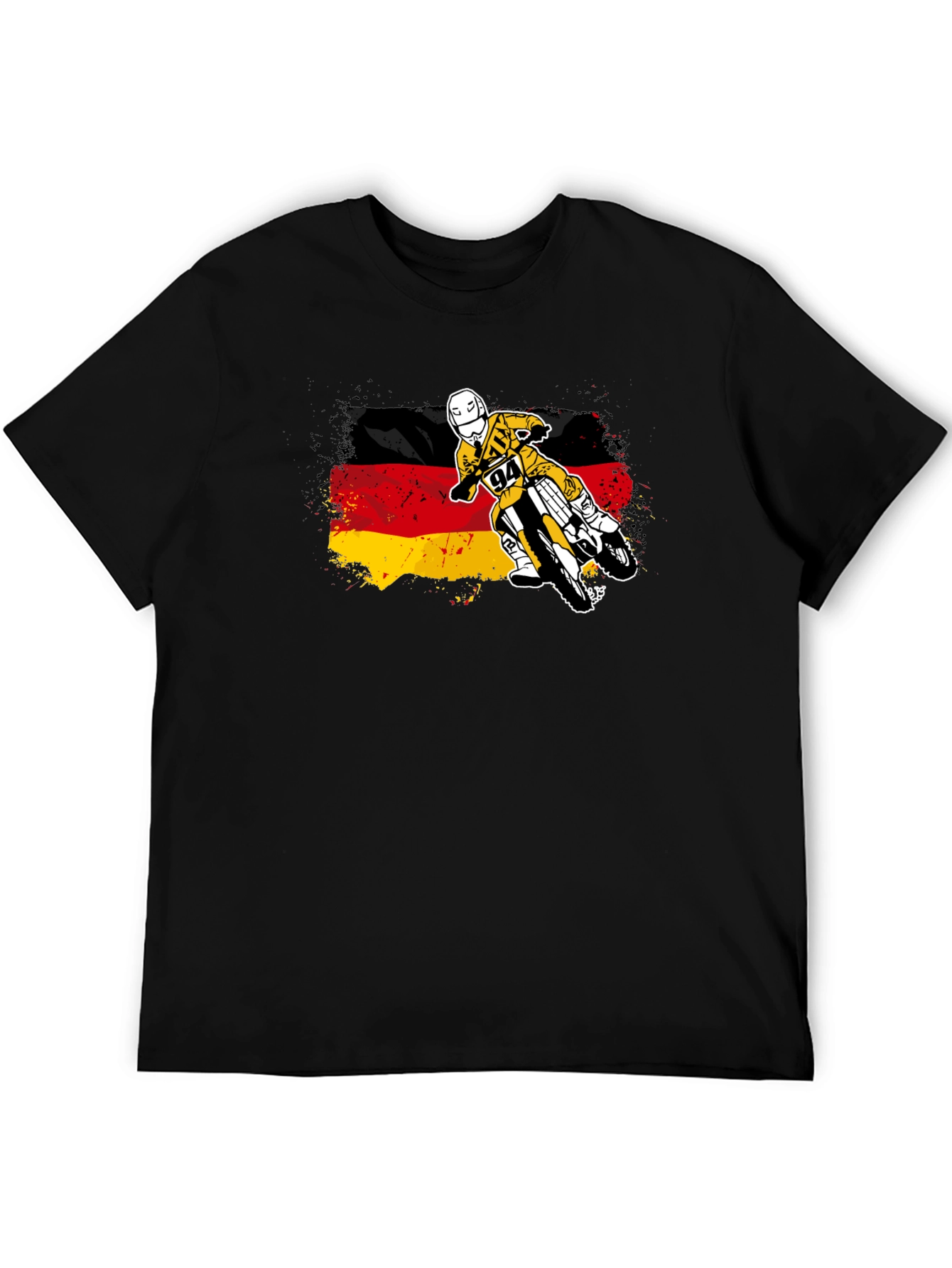 German Flag Motocross T-Shirt - Ride with Pride!