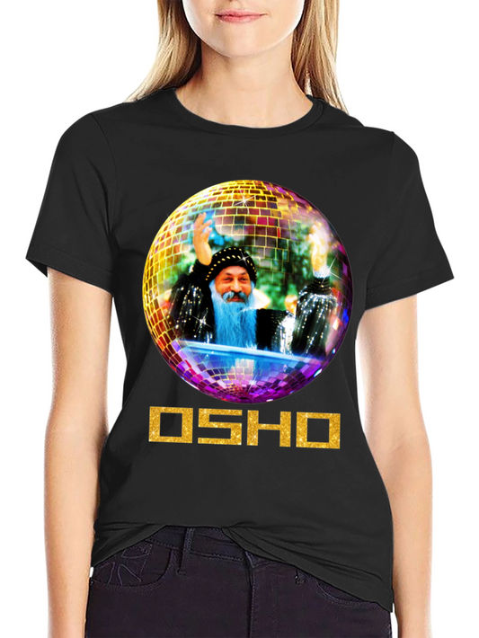 Osho Disco Ball Graphic Tee - Unique Design
