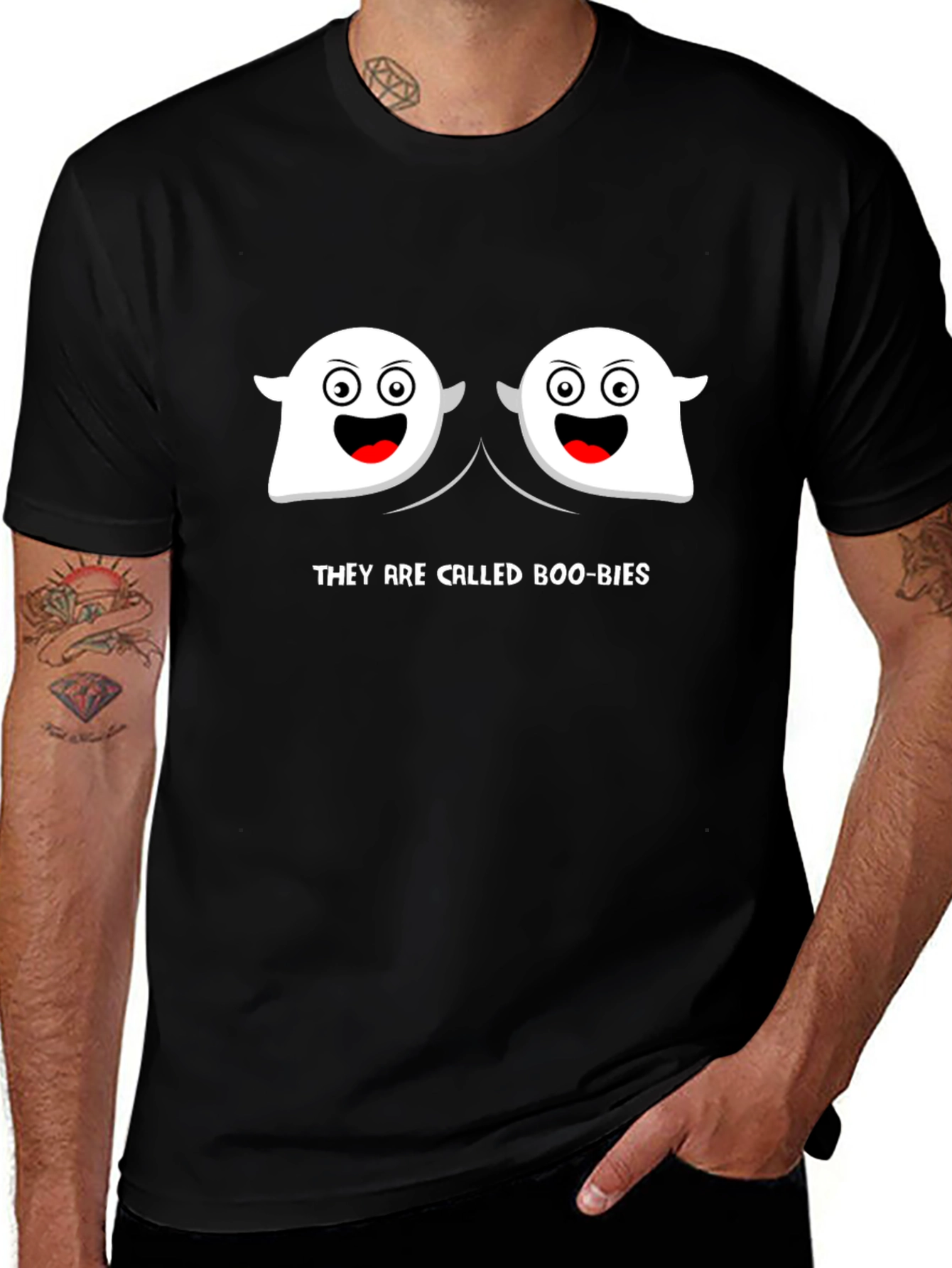 Boo-bies T-Shirt Funny Ghost Humor