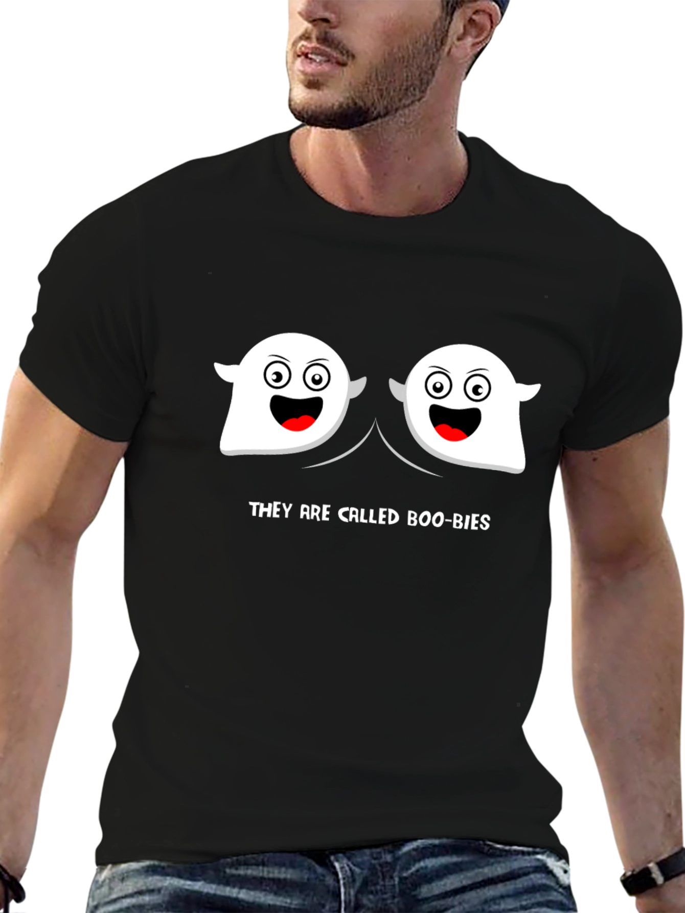 Boo-bies T-Shirt Funny Ghost Humor