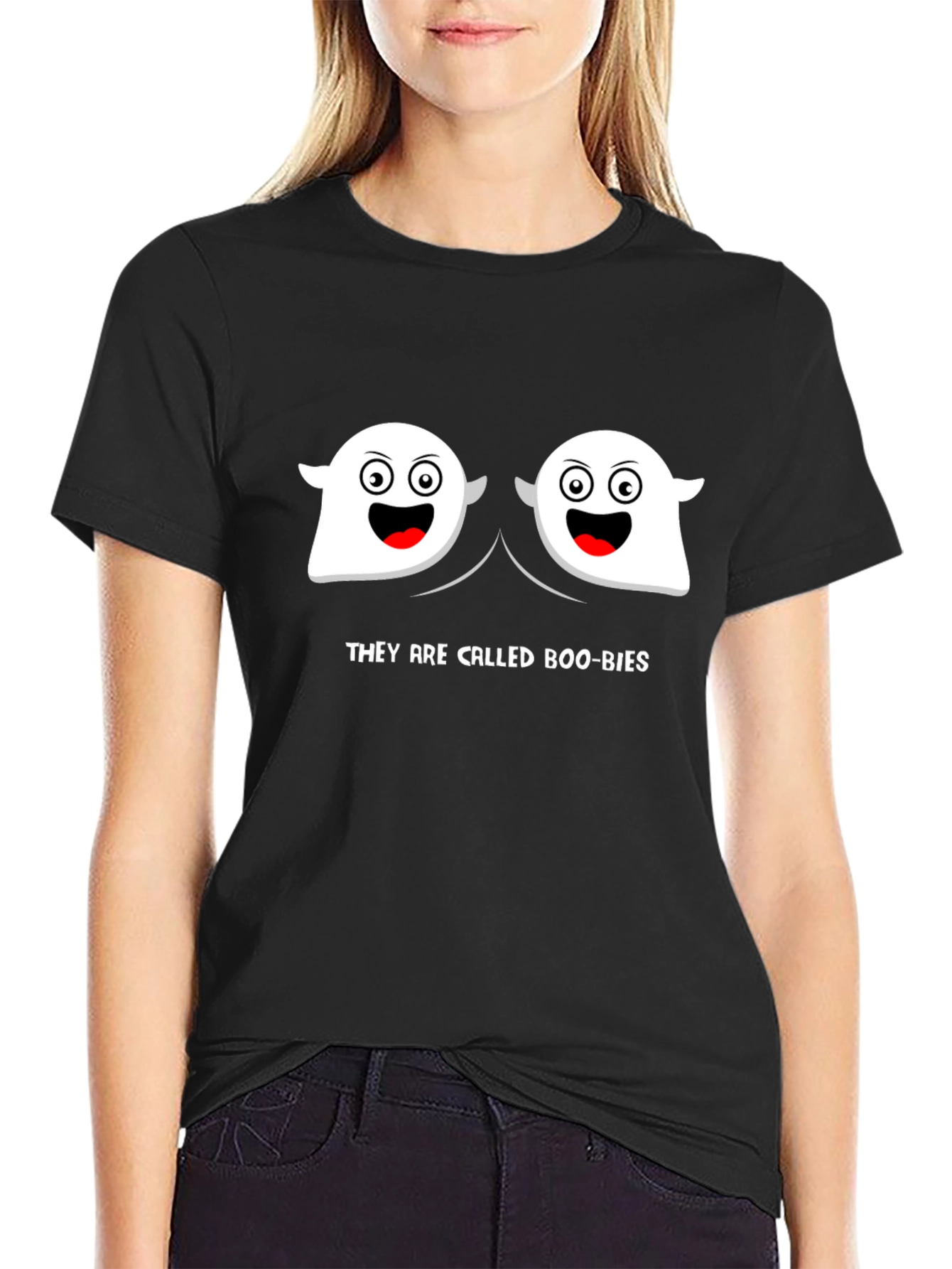 Boo-bies T-Shirt Funny Ghost Humor