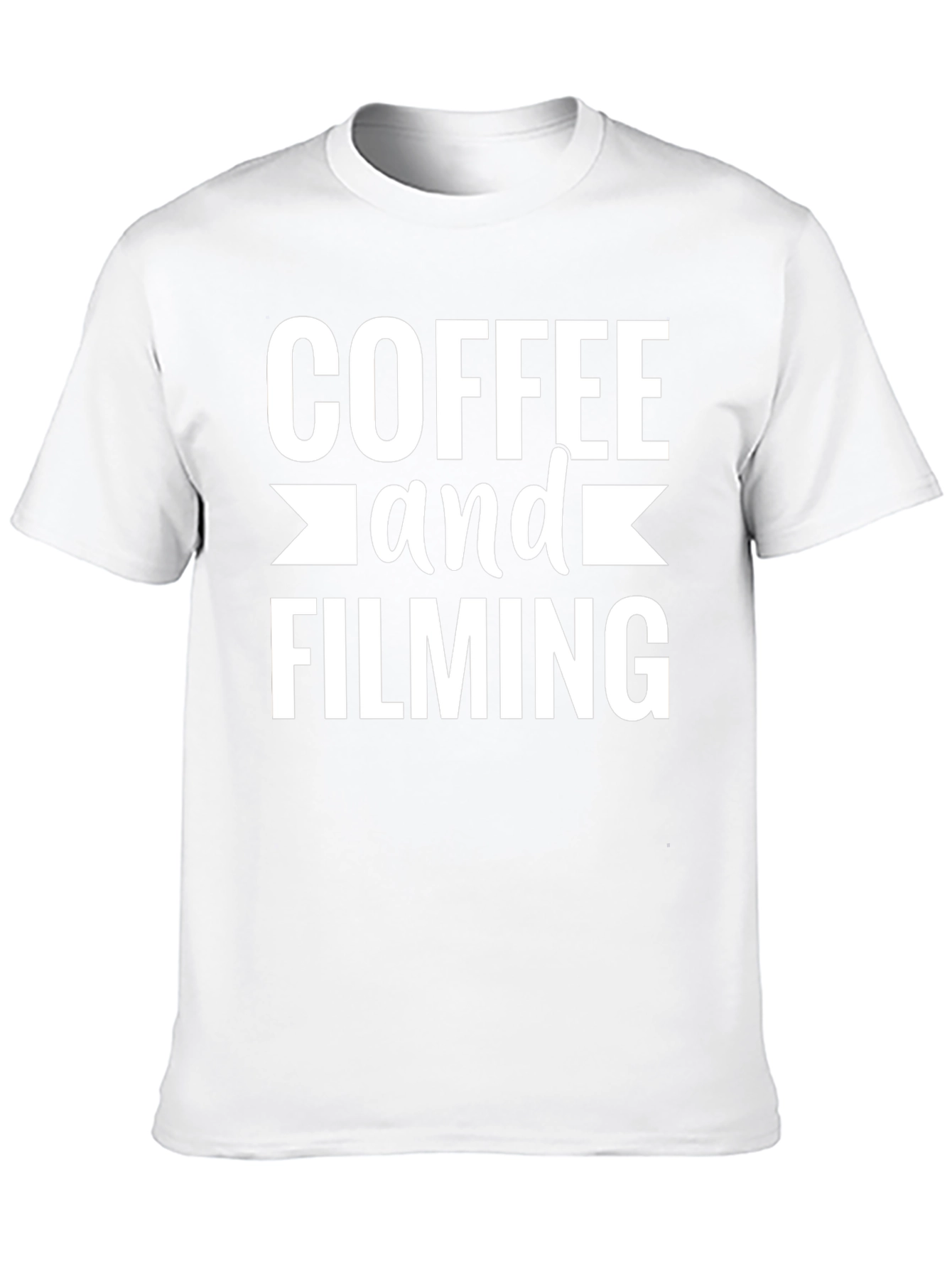 Coffee and Filming Black Graphic T-Shirt