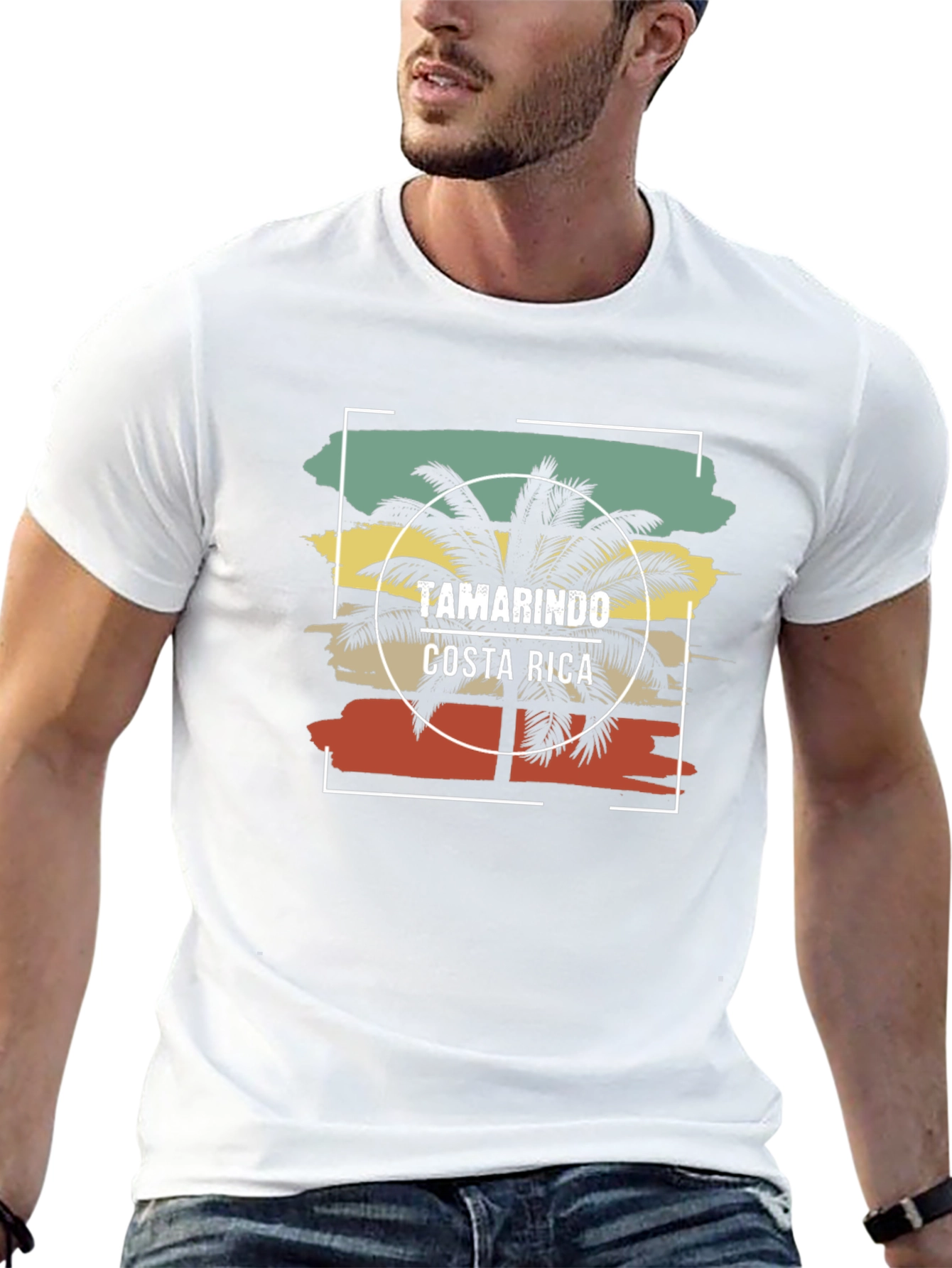 Tamarindo Costa Rica Palm Tree Graphic Tee