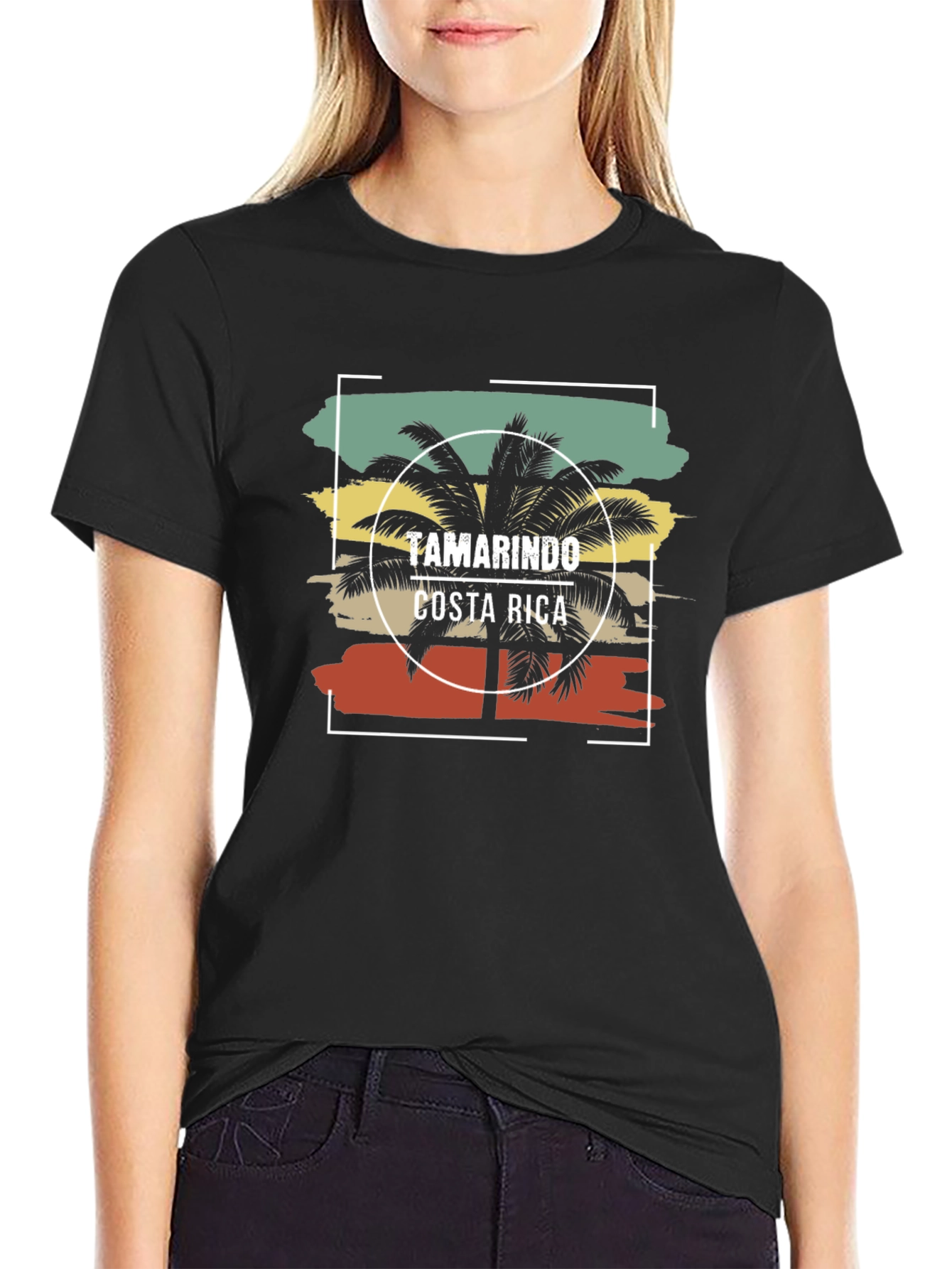 Tamarindo Costa Rica Palm Tree Graphic Tee