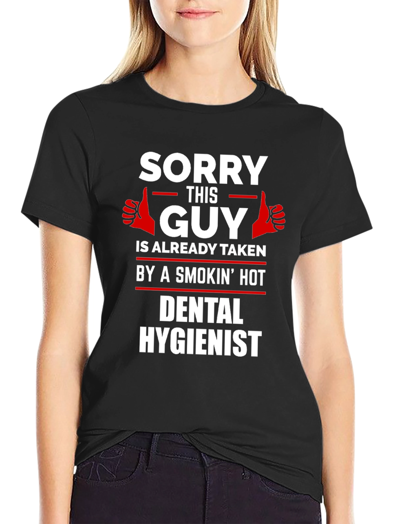 Sorry This Guy Taken Dental Hygienist T-Shirt