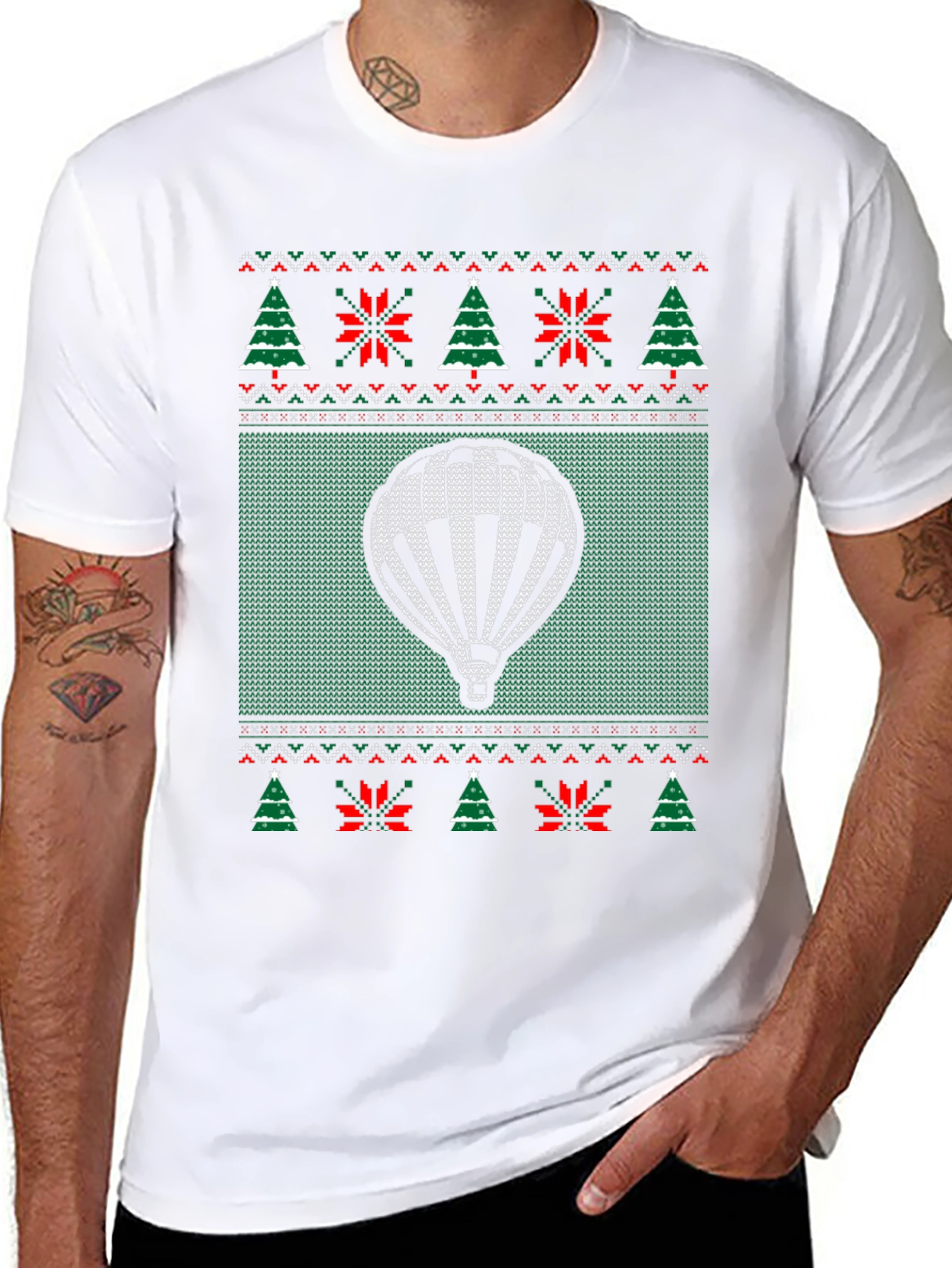 Parachute Christmas Sweater T-Shirt