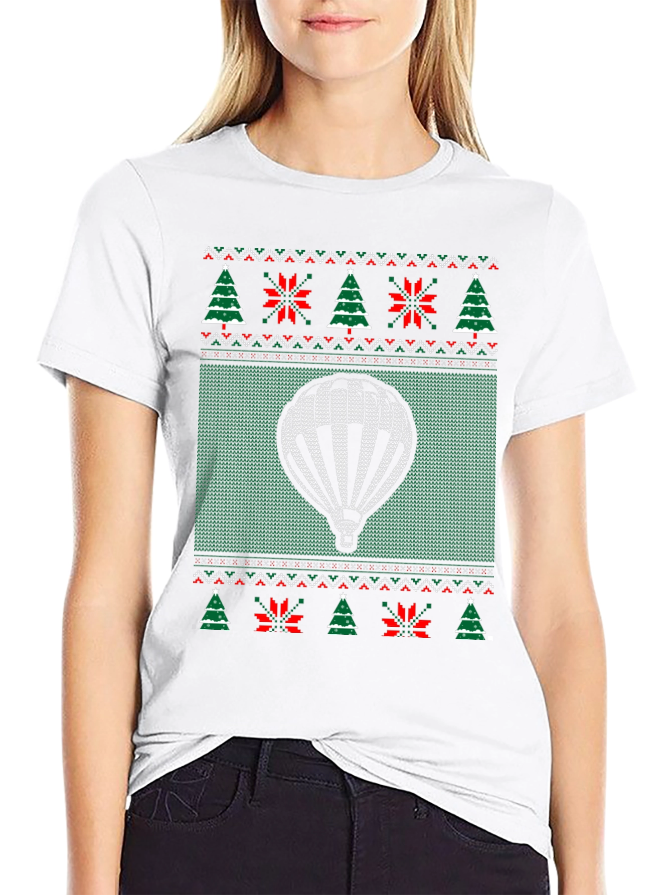 Parachute Christmas Sweater T-Shirt