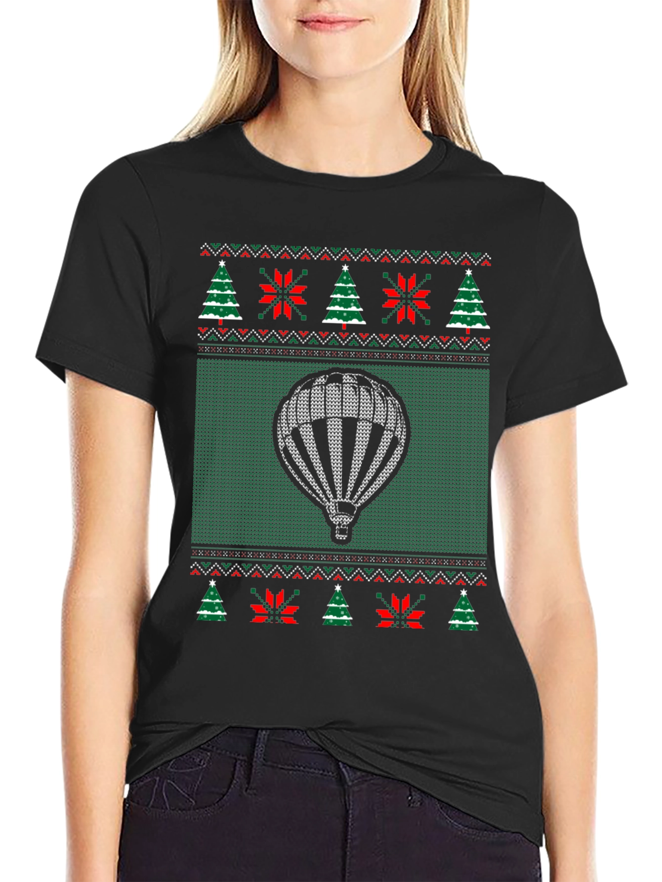 Parachute Christmas Sweater T-Shirt