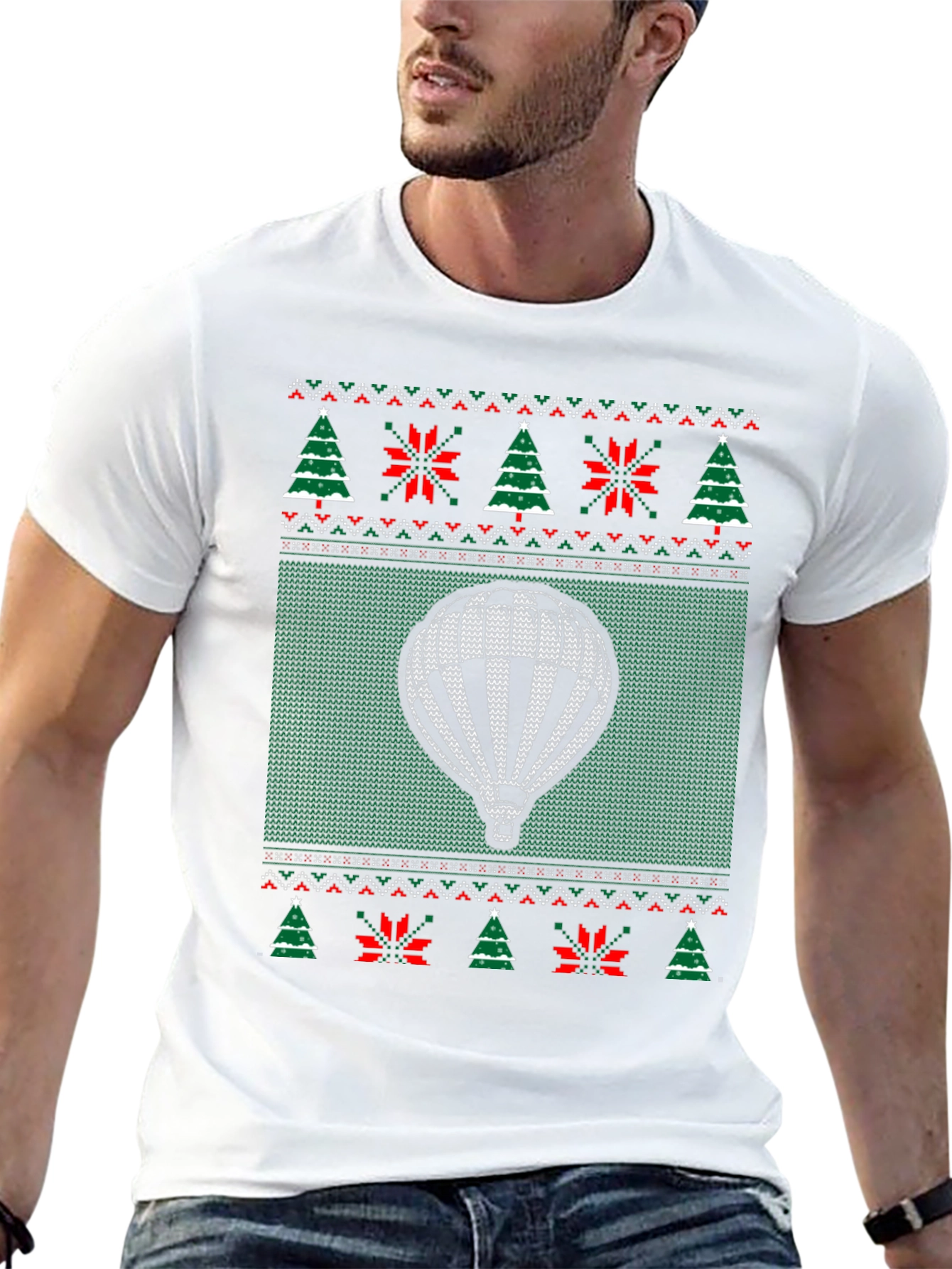 Parachute Christmas Sweater T-Shirt
