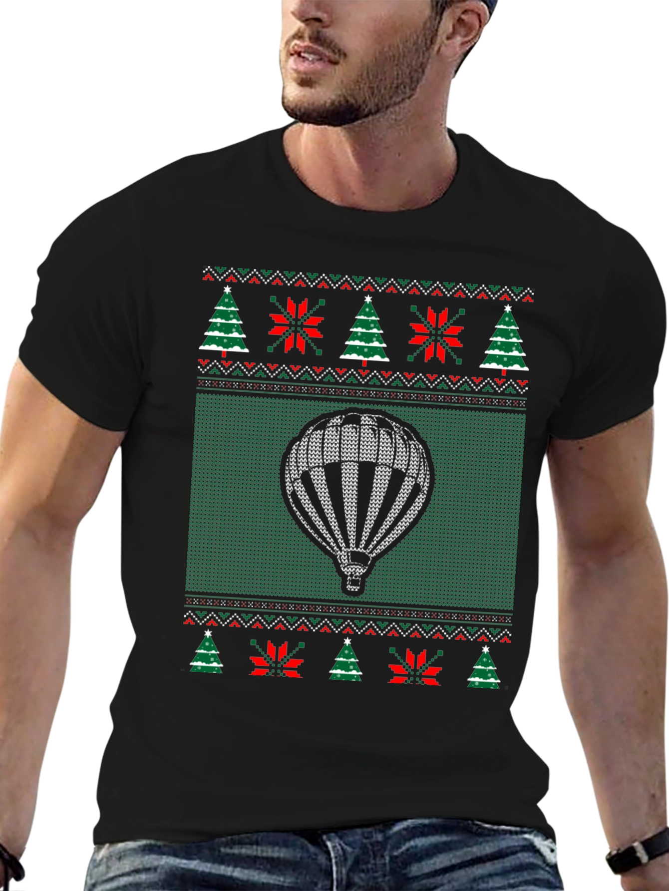 Parachute Christmas Sweater T-Shirt