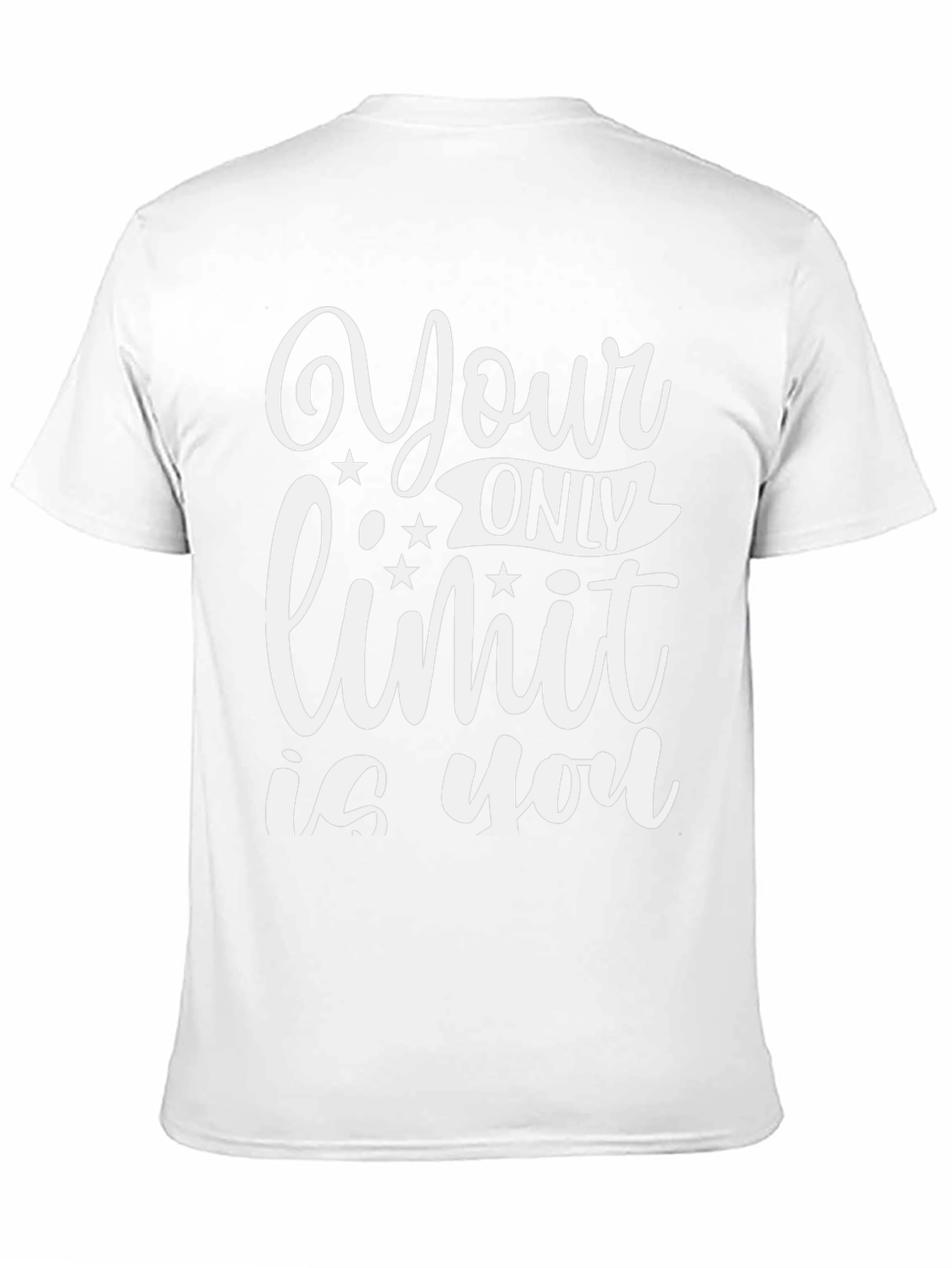 Motivational Your Only Limit is You Black T-Shirt