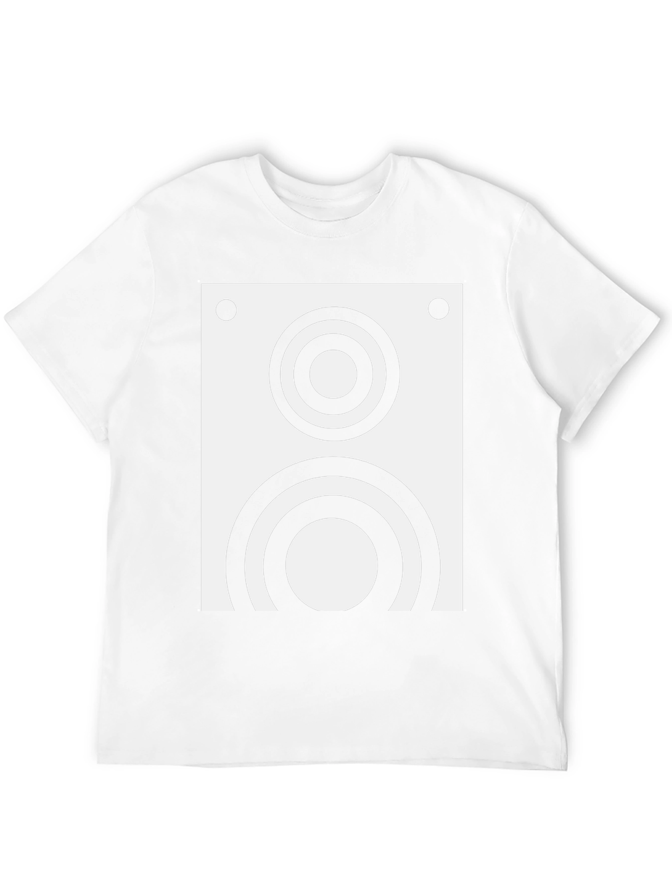 Retro Speaker Graphic Tee - Cool Black T-Shirt