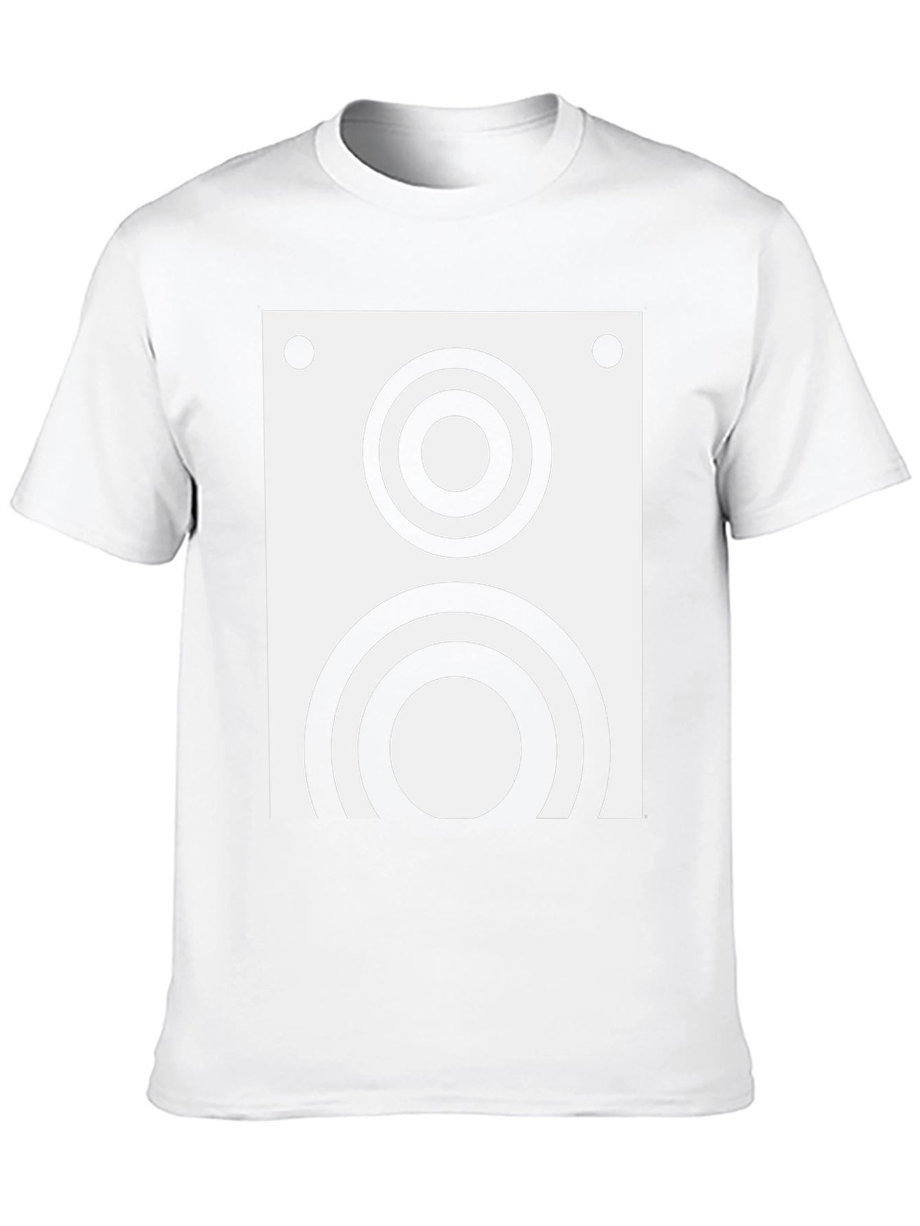 Retro Speaker Graphic Tee - Cool Black T-Shirt